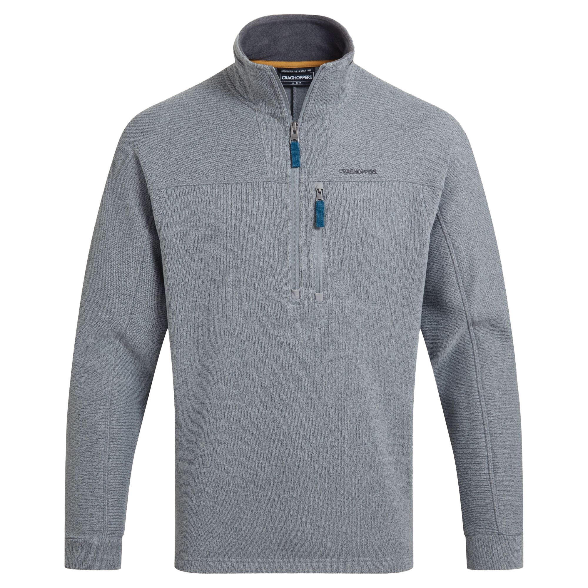 Polaire À Col Montant Zippé TORNEY Homme (Gris) 2/4