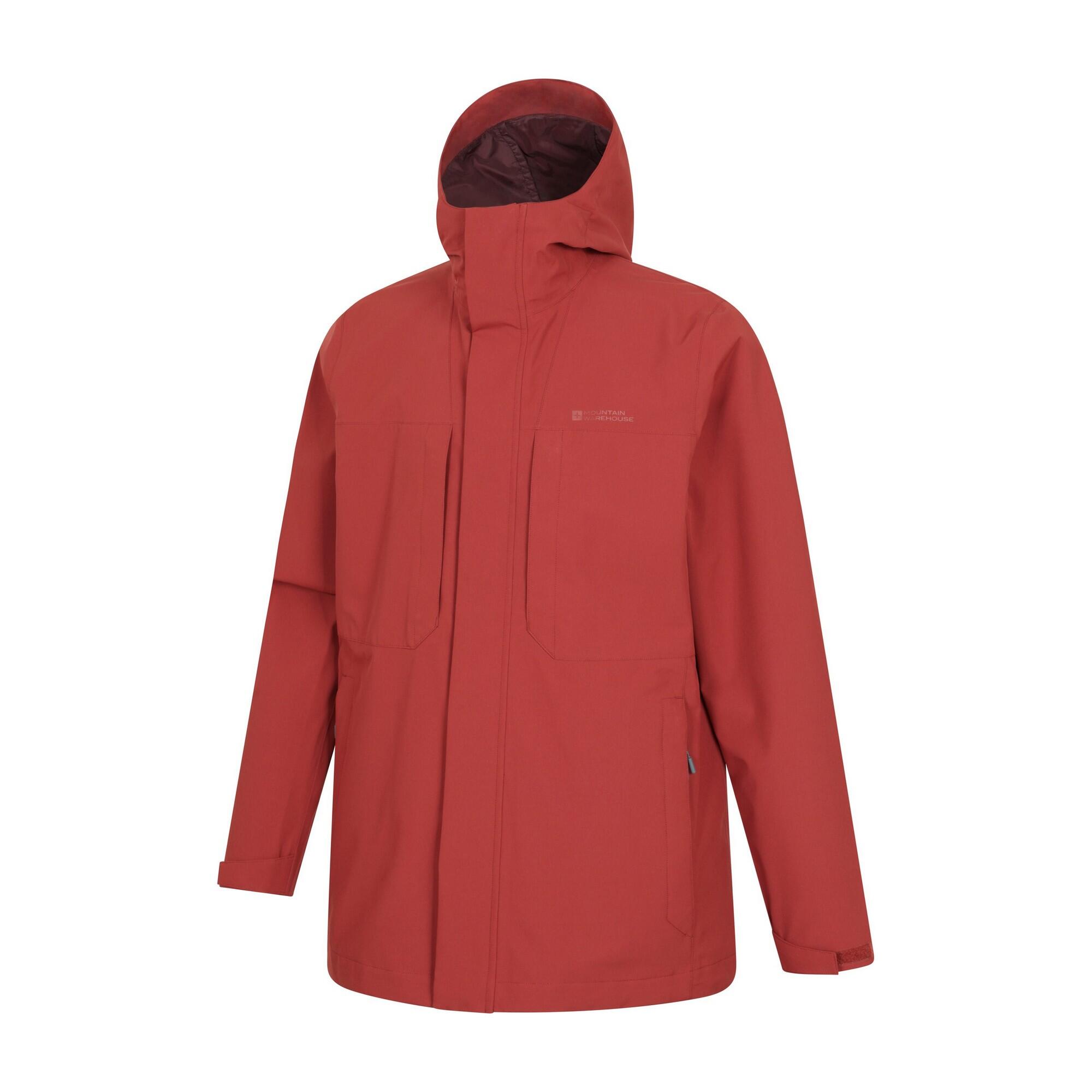 Giacca Impermeabile Uomo Mountain Warehouse Ridge Ruggine 3/4