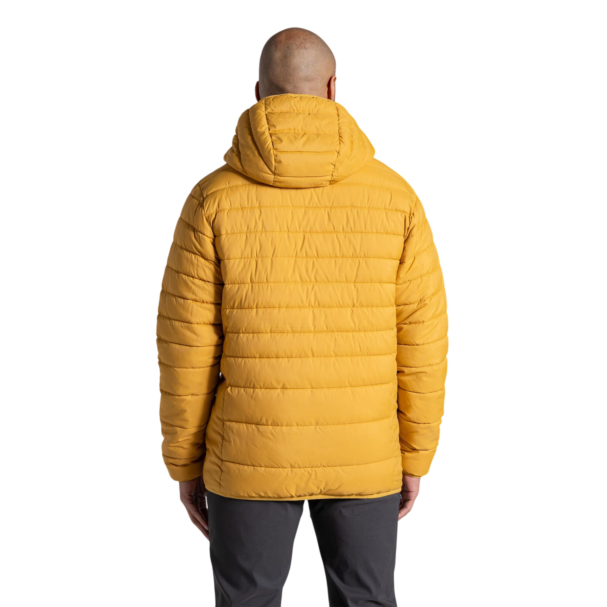 Veste Matelassée Pliable À Capuche COMPRESSLITE Homme (Jaune Foncé) 3/4
