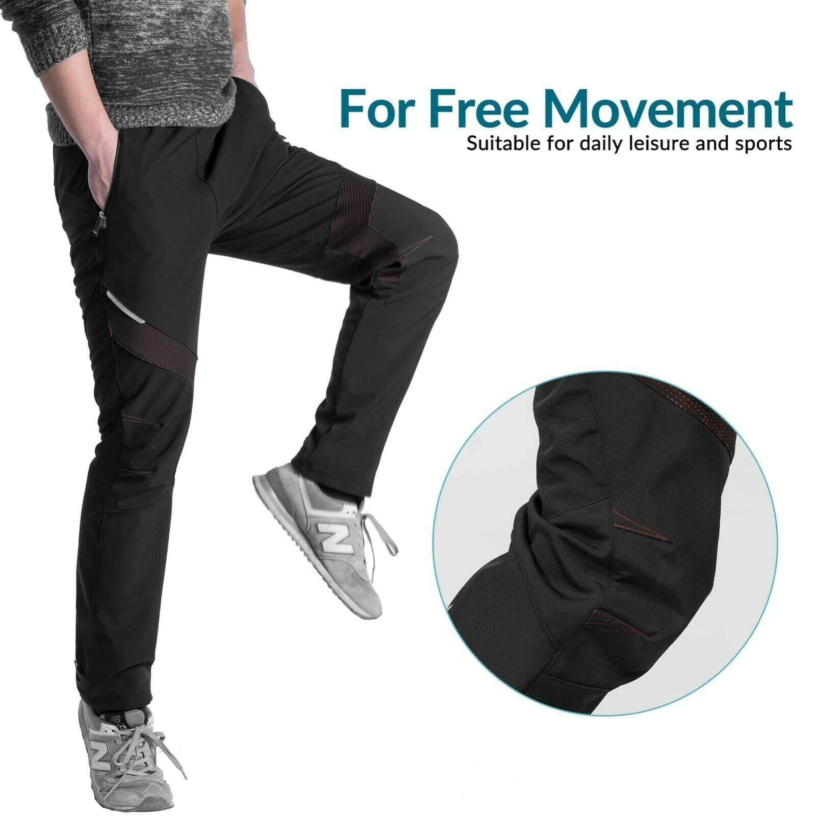 ROCKBROS Lange Winter-Fahrradhose winddicht 4/7