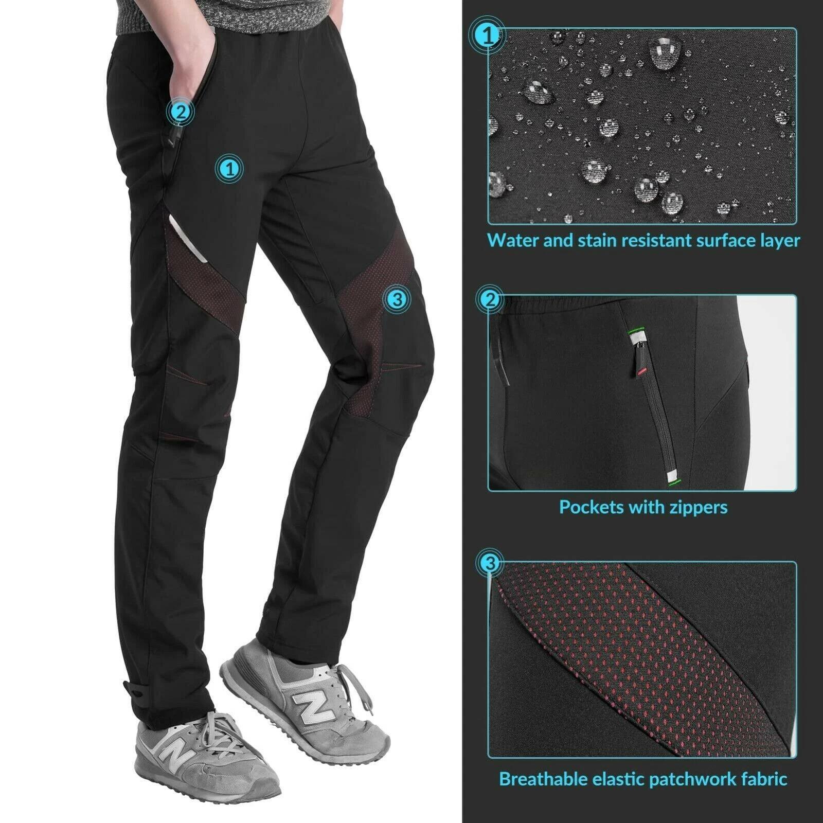 ROCKBROS Lange Winter-Fahrradhose winddicht 3/7