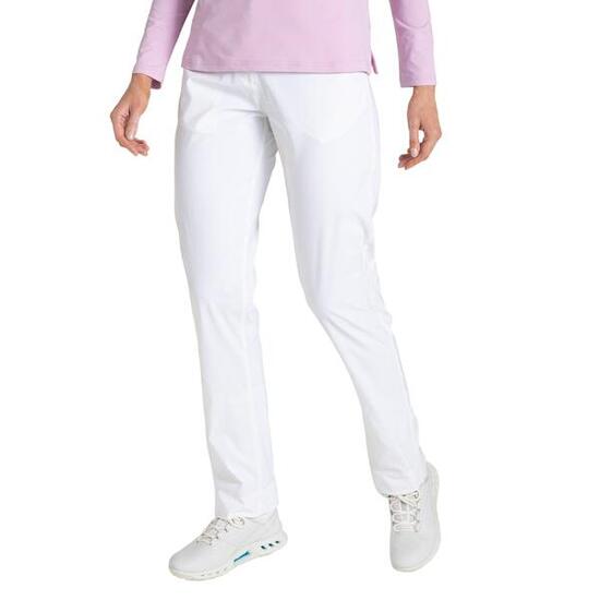 Pantalon De Randonnée À Taille Ajustable MILLA Femme (Blanc)