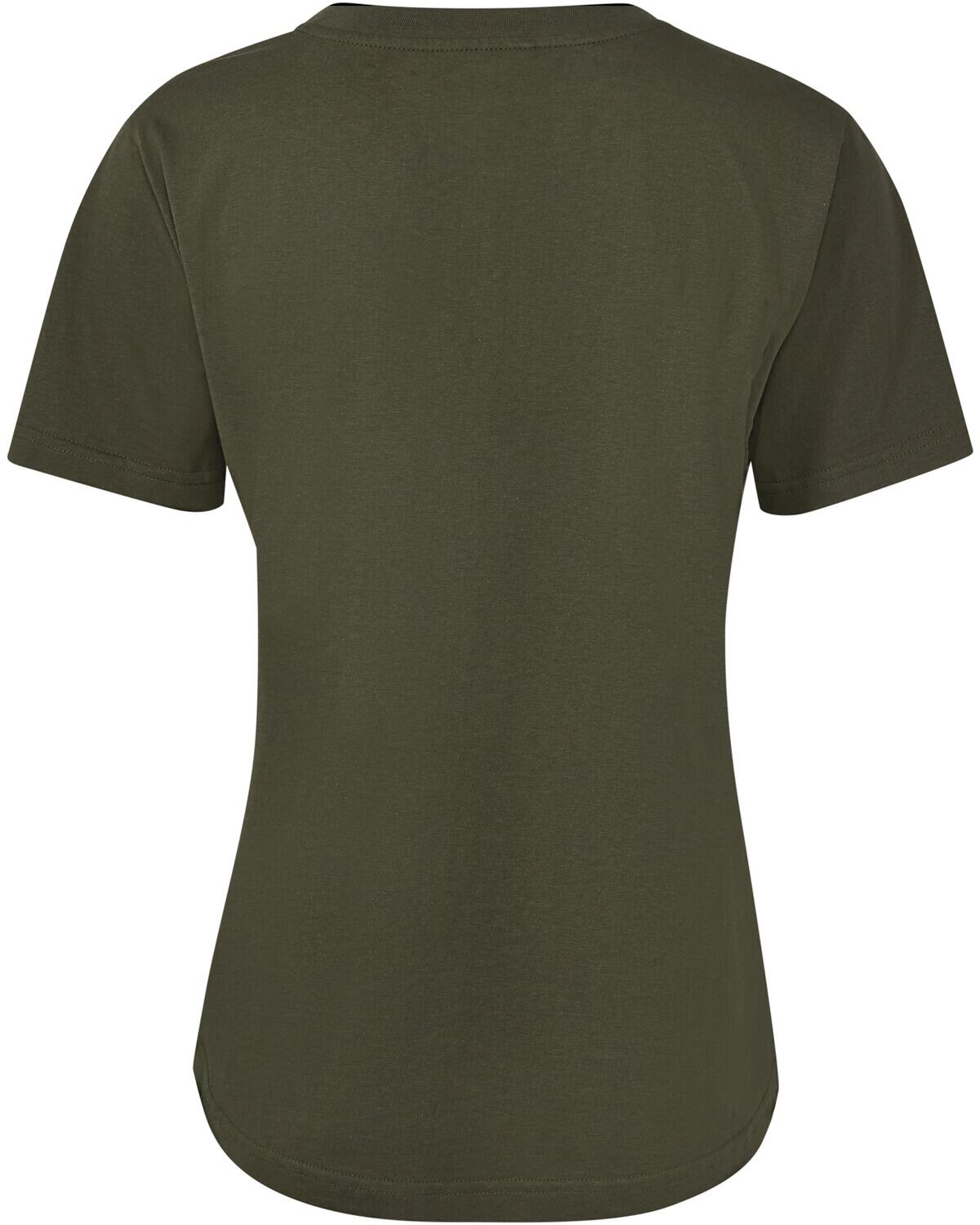 Damen T-Shirt Brusttasche Waldtiere 2/3