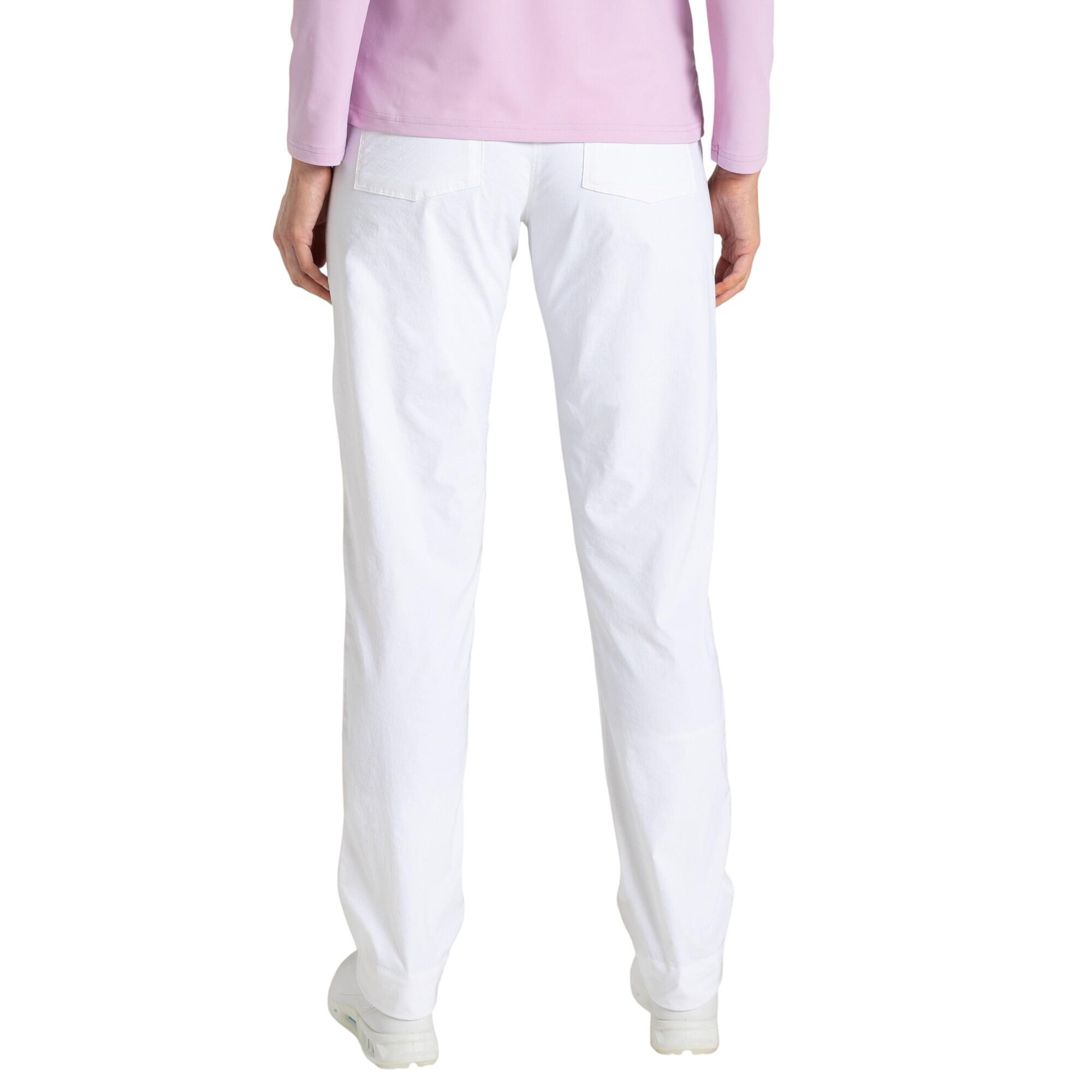 "Milla" Wanderhosen für Damen Weiß 3/4