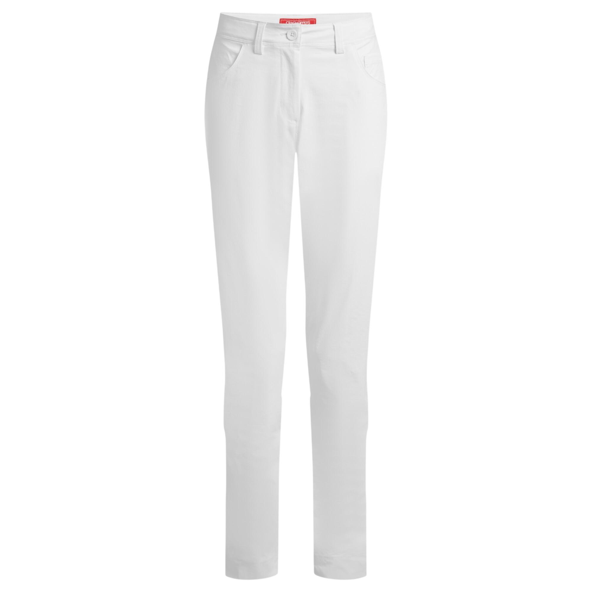 "Milla" Wanderhosen für Damen Weiß 2/4