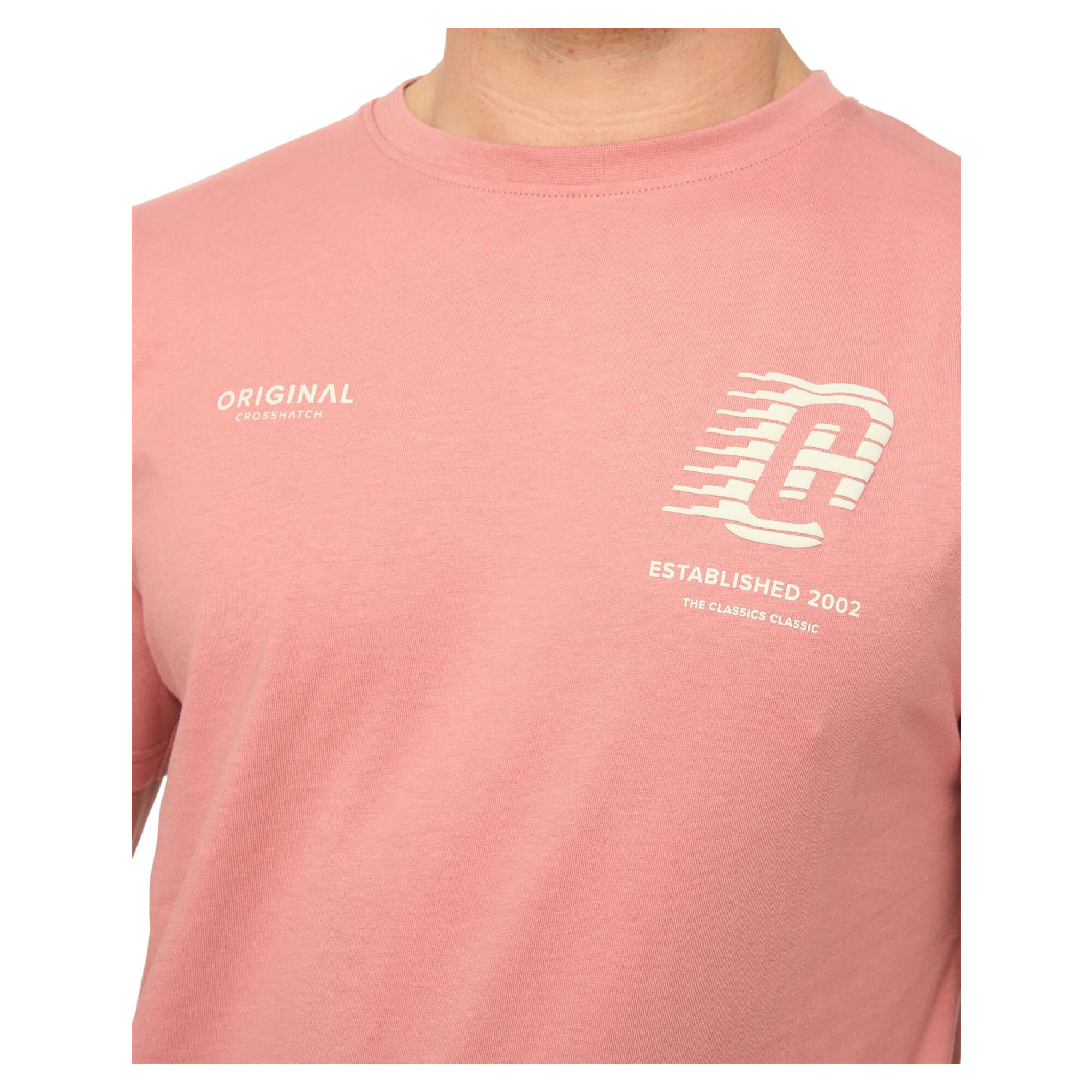 "Morville" TShirt für , Baumwolle Herren Pink 3/3