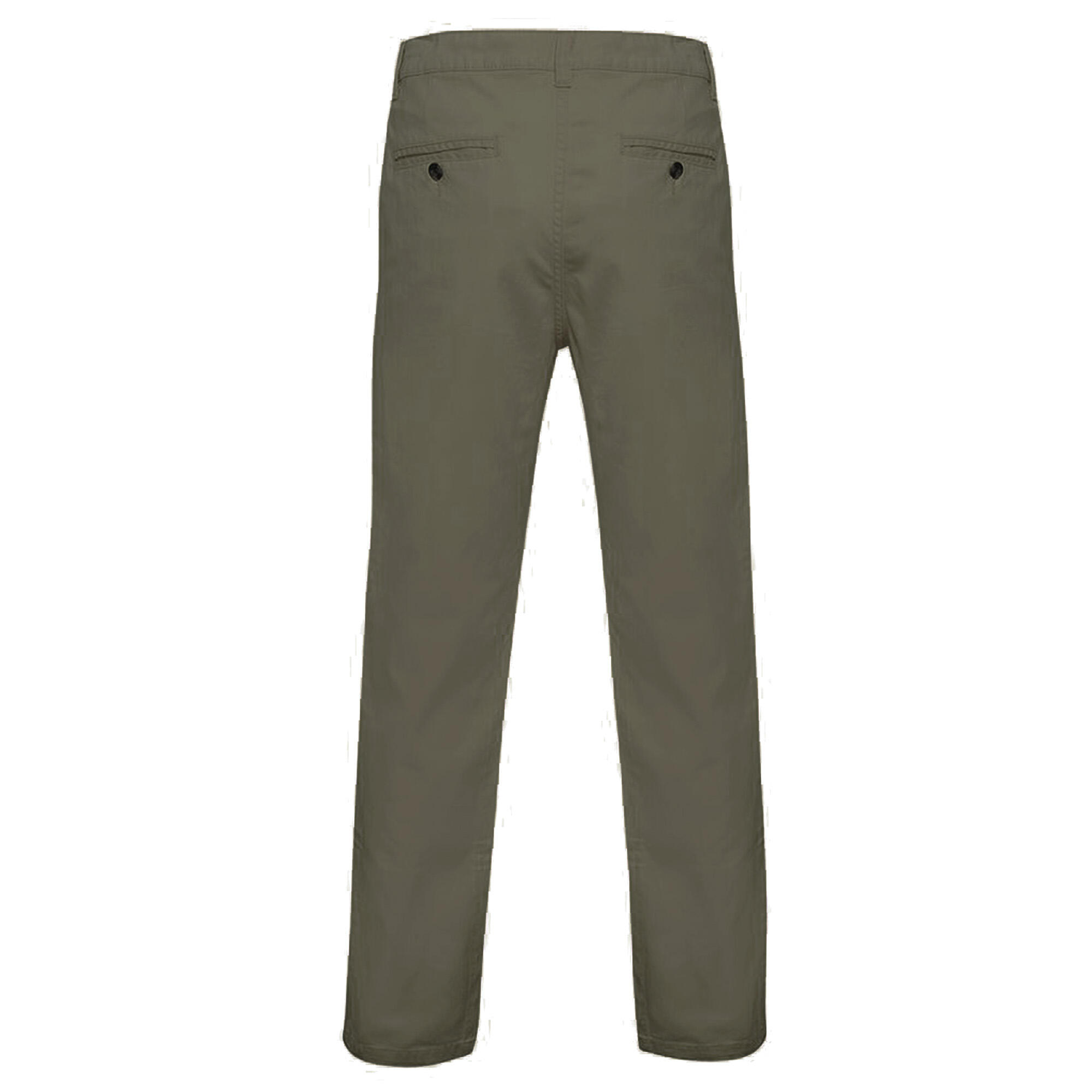 Chino Uni Homme (Gris) 3/5