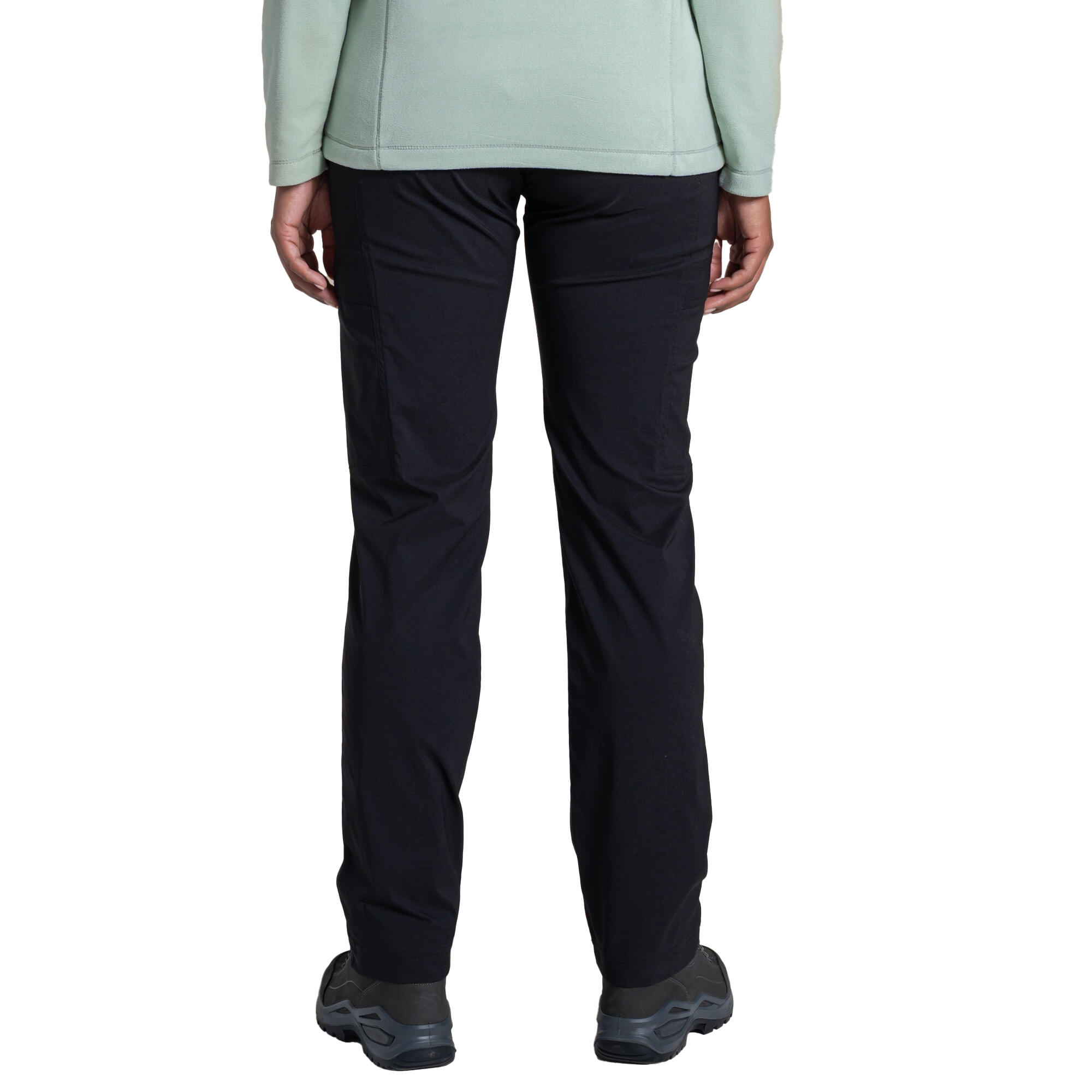 Pantalon Uni À Poches Et Taille Mihaute KIWI PRO Femme (Noir) 3/5