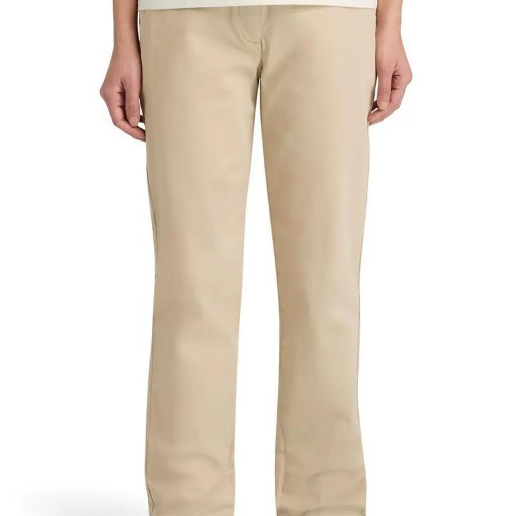 TIMBERLAND Women’s Slim Stretch Cotton Chino Trousers - Blue - Button & Zip