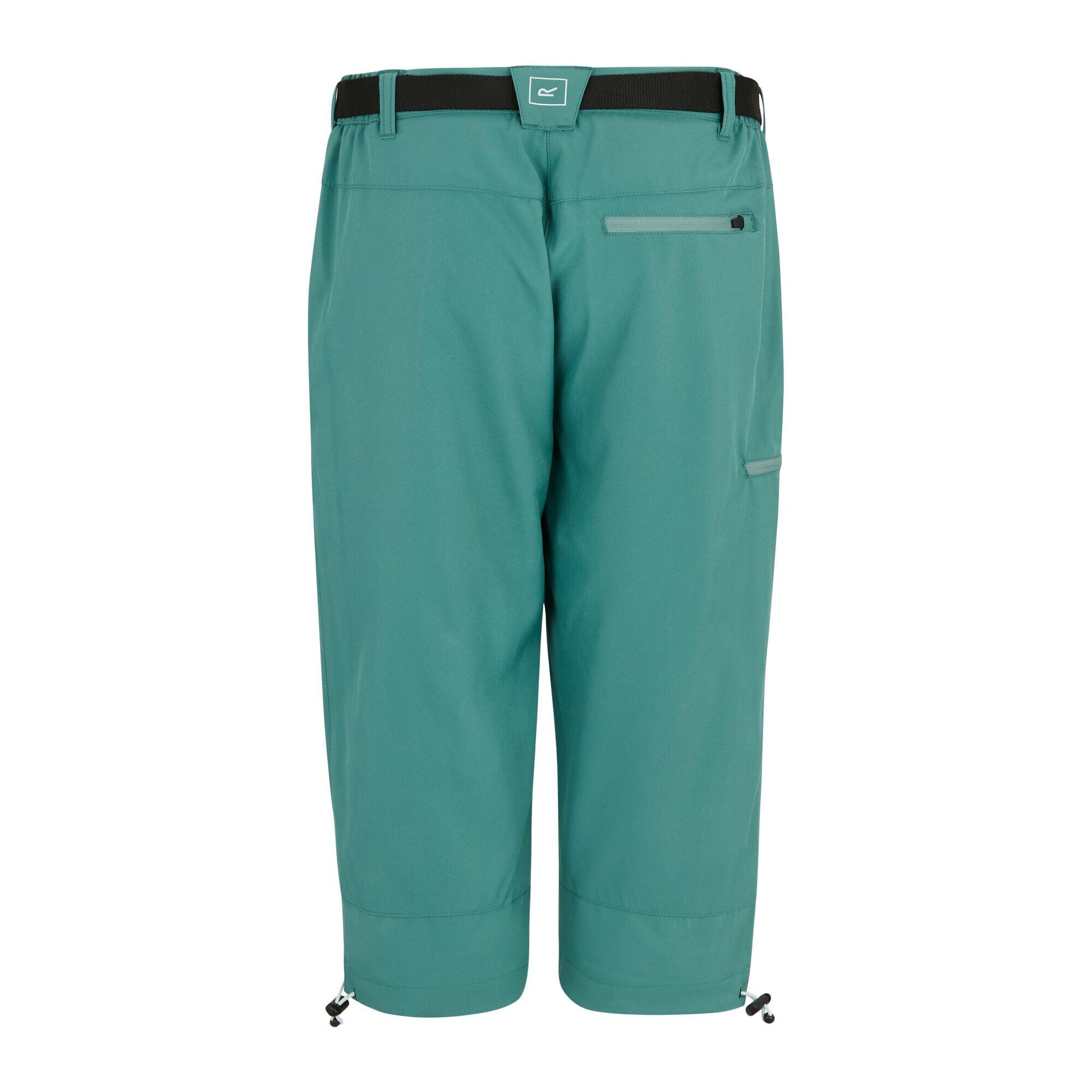Pantacourt Extensible À Taille Semiélastiquée XERT Femme (Turquoise Pastel) 3/5