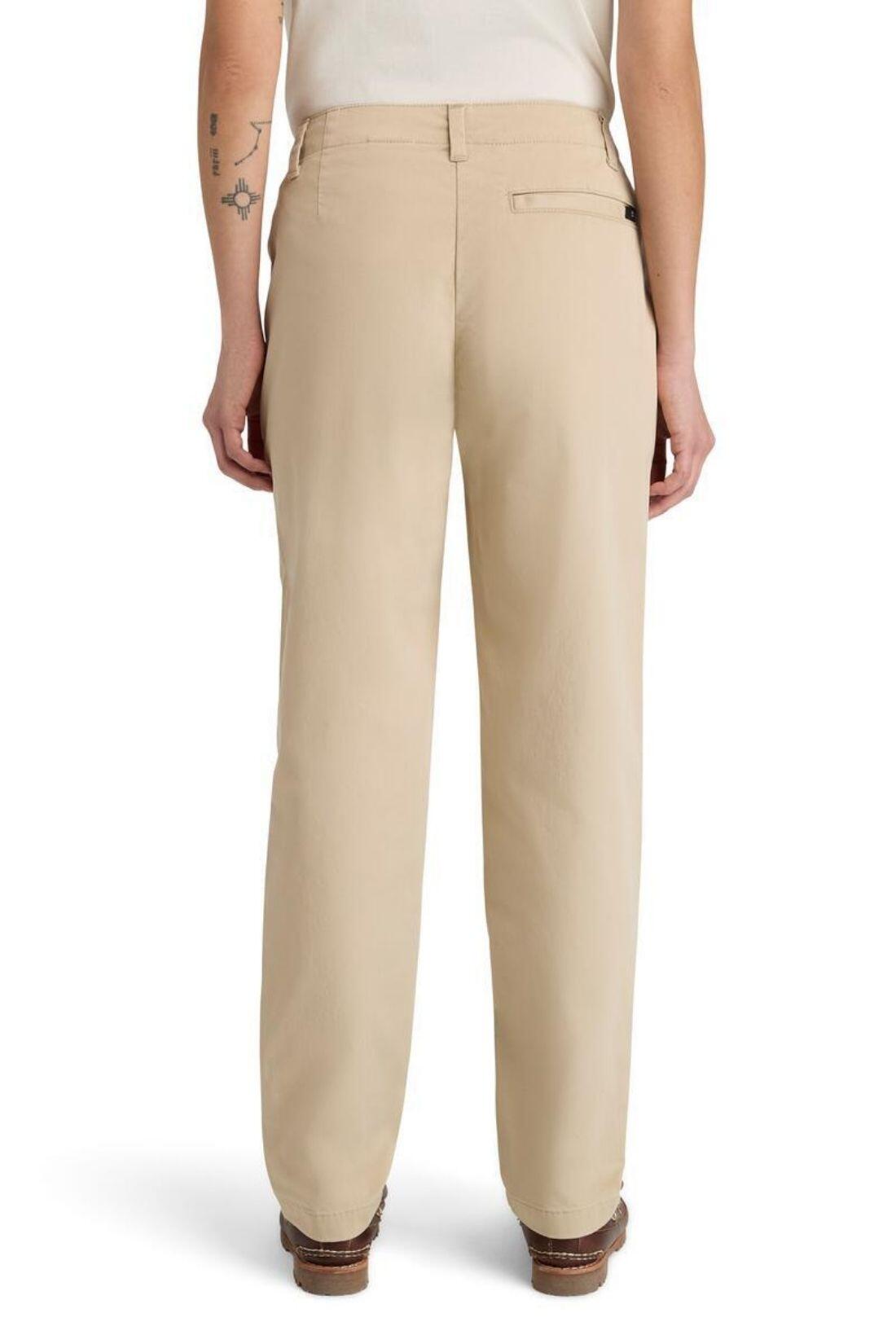 TIMBERLAND - Pantalon chino femme slim en coton stretch, taille 31, bleu 3/4
