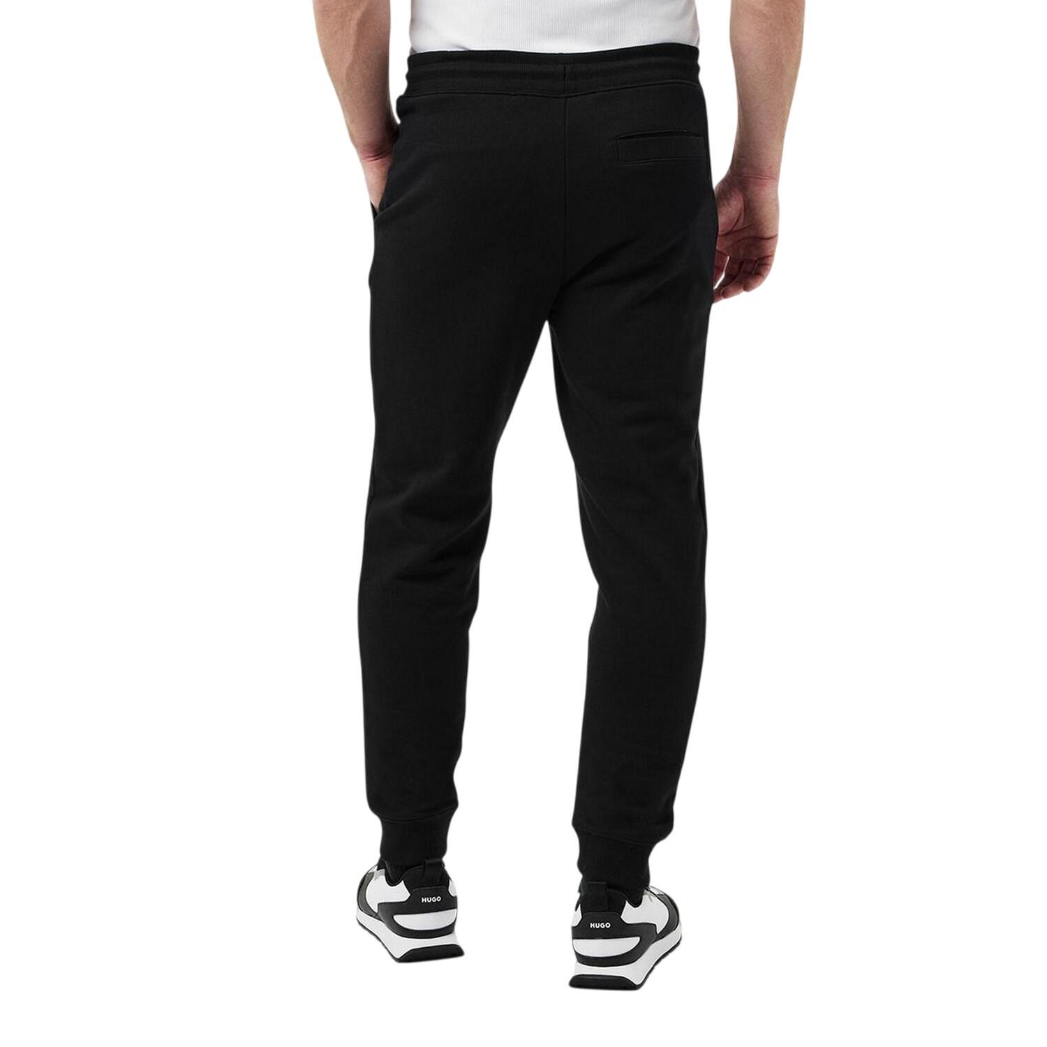 Pantaloni Da Jogging Logo Con Elastico Uomo Hugo Boss Nero 4/4