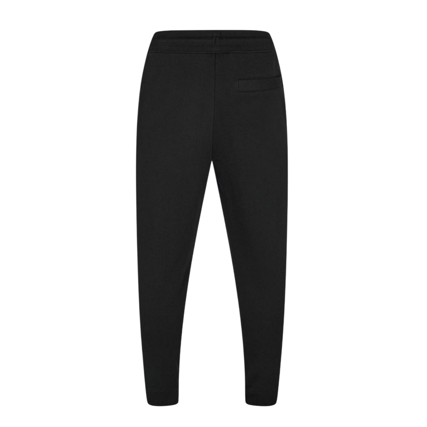 Pantaloni Da Jogging Logo Con Elastico Uomo Hugo Boss Nero 3/4