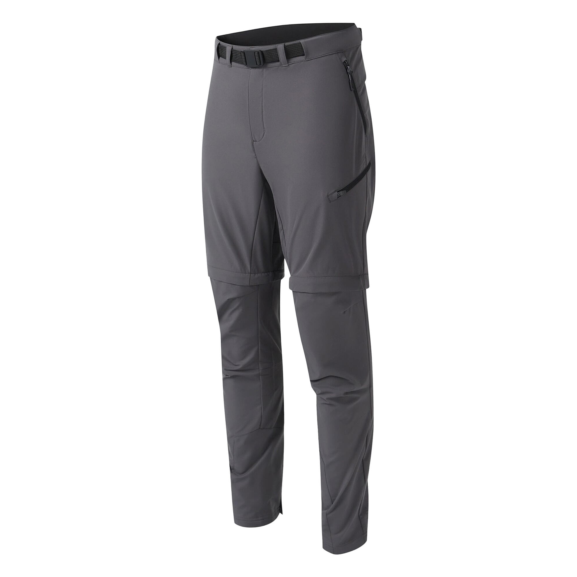 Pantalon De Randonnée Cintré Avec Ceinture Amovible TUNED IN PRO Homme (Gris 3/4