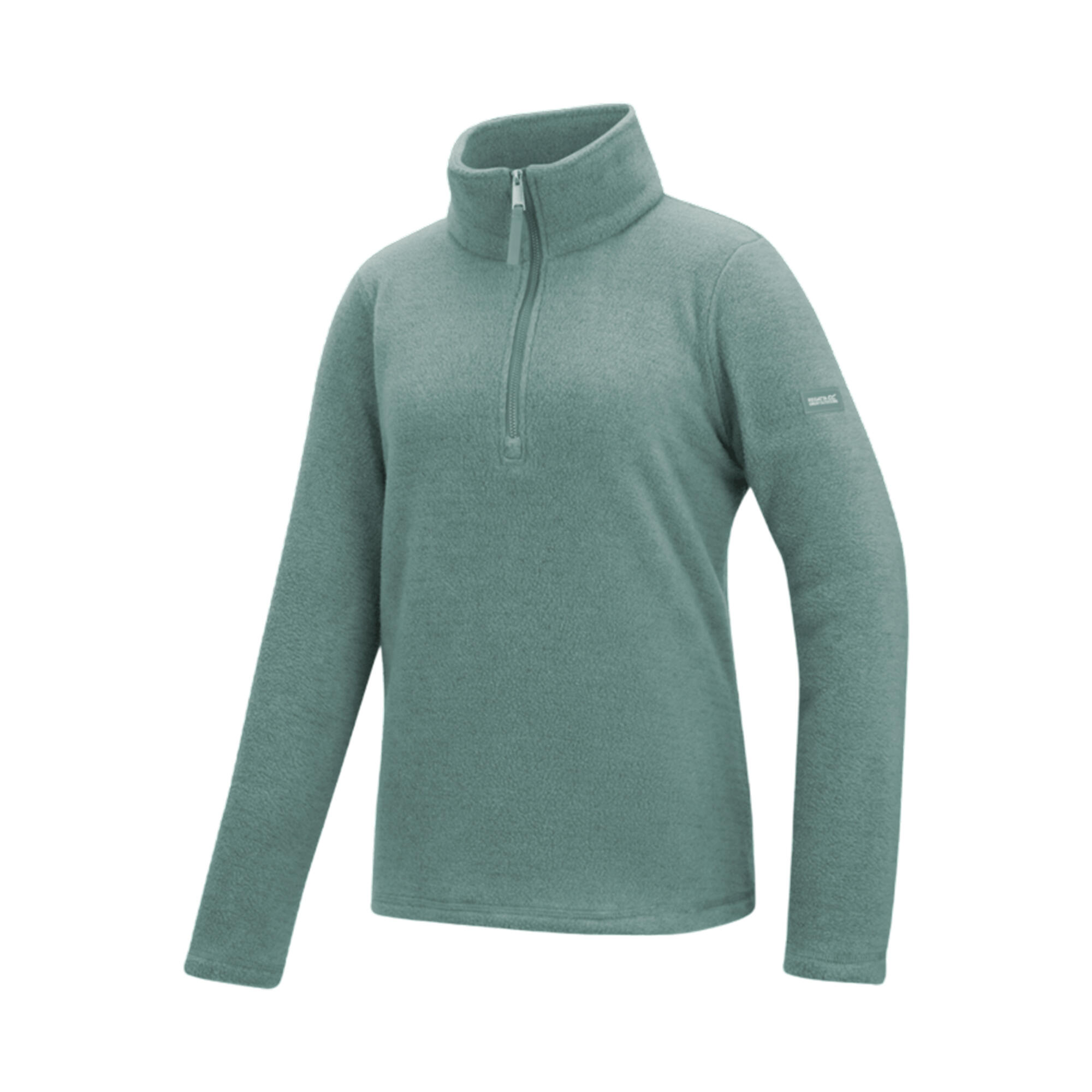Dames Solenne II Fleecejack (Ivy Mos/Zilver) 3/4