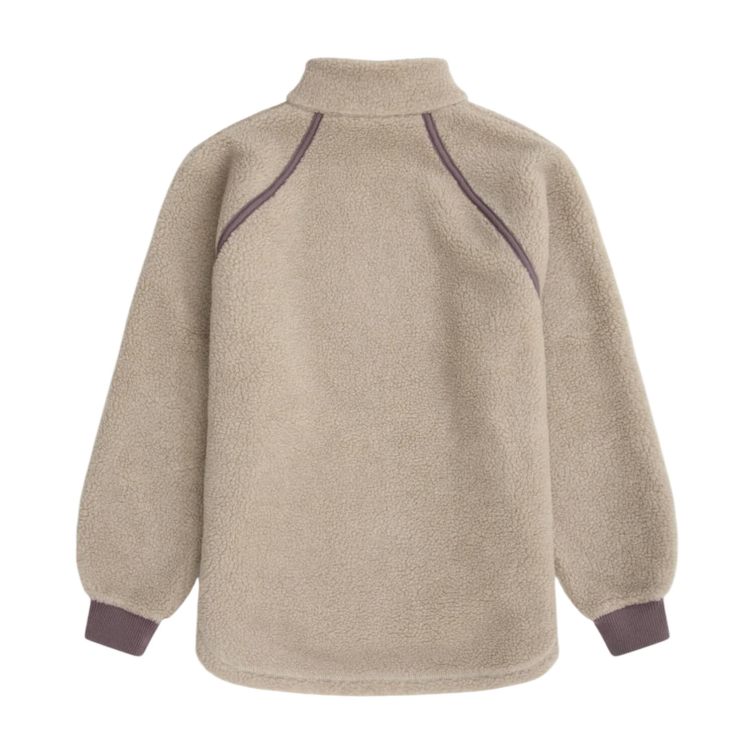"Bonnie" Fleecejacke für , Borg Trimm Damen Dunkelbeige 3/4