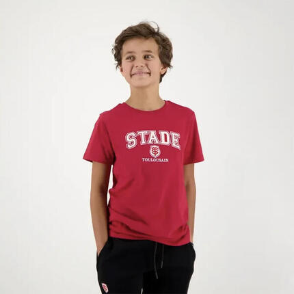 T-shirt Korte Mouwen Kind Brodi Stade Toulousain Rood