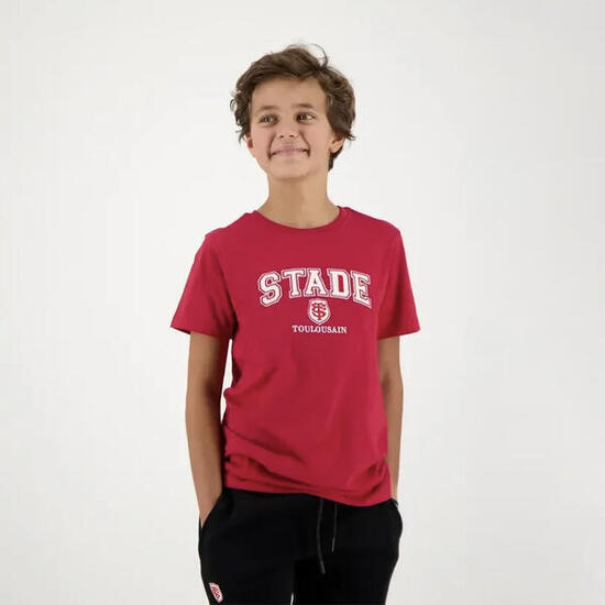 T-shirt Korte Mouwen Kind Brodi Stade Toulousain Rood