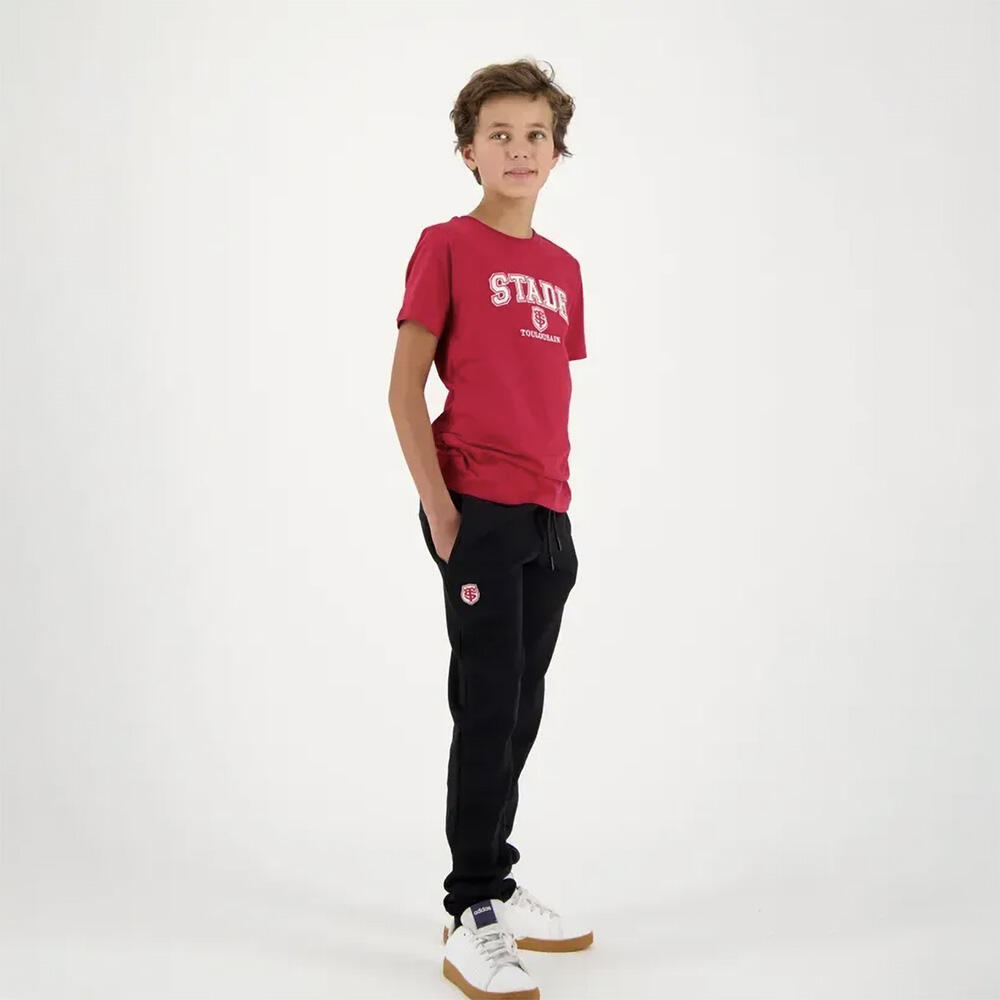 T-shirt manches courtes Enfant Brodi Stade Toulousain Rouge 4/5