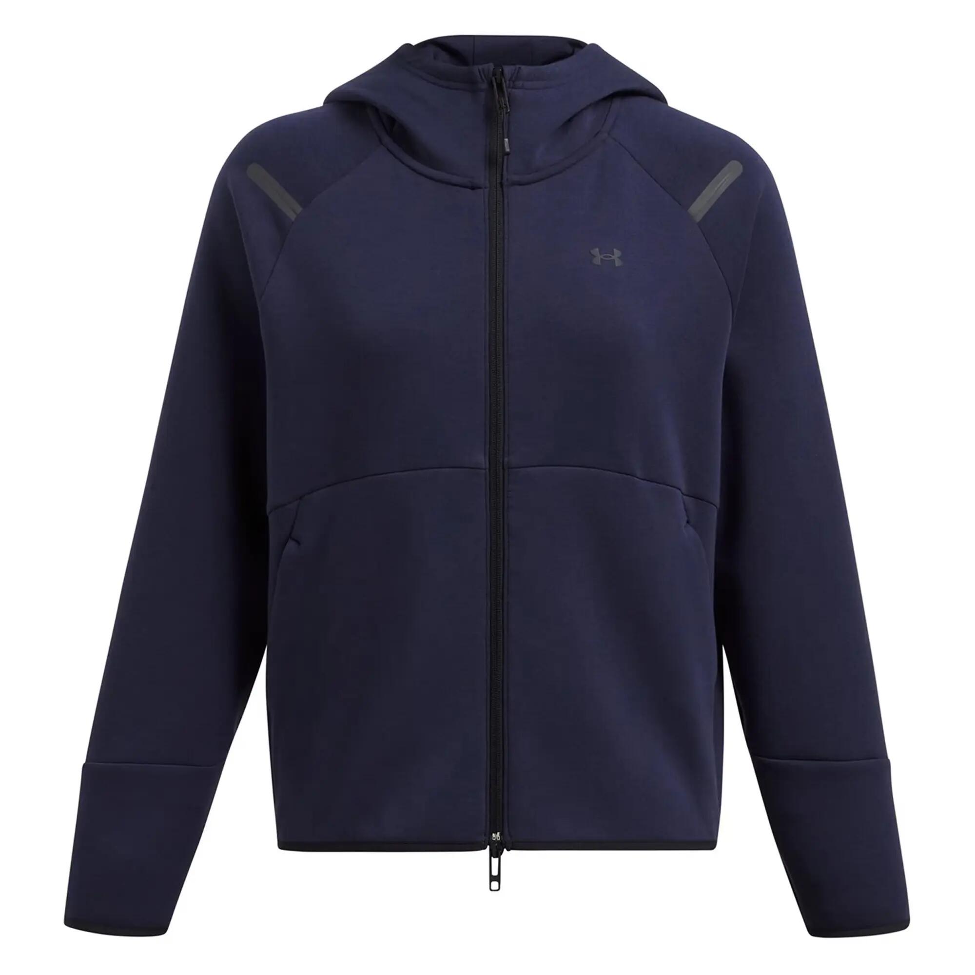 Giacca In Felpa Due Toni Donna Under Armour Unstoppable Blu 2/6