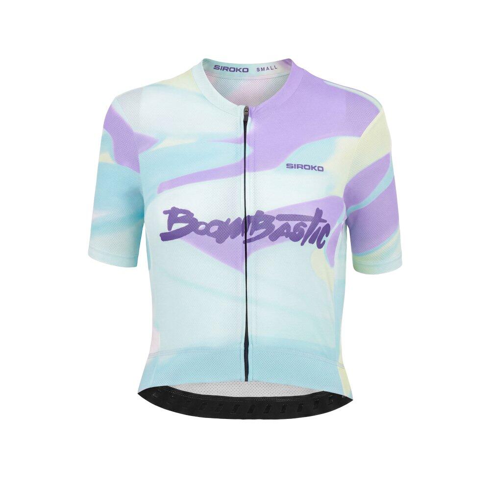 Maglia ciclismo cropped donna Boombastic BBC M8-W Boom Crop Green Verde 6/7