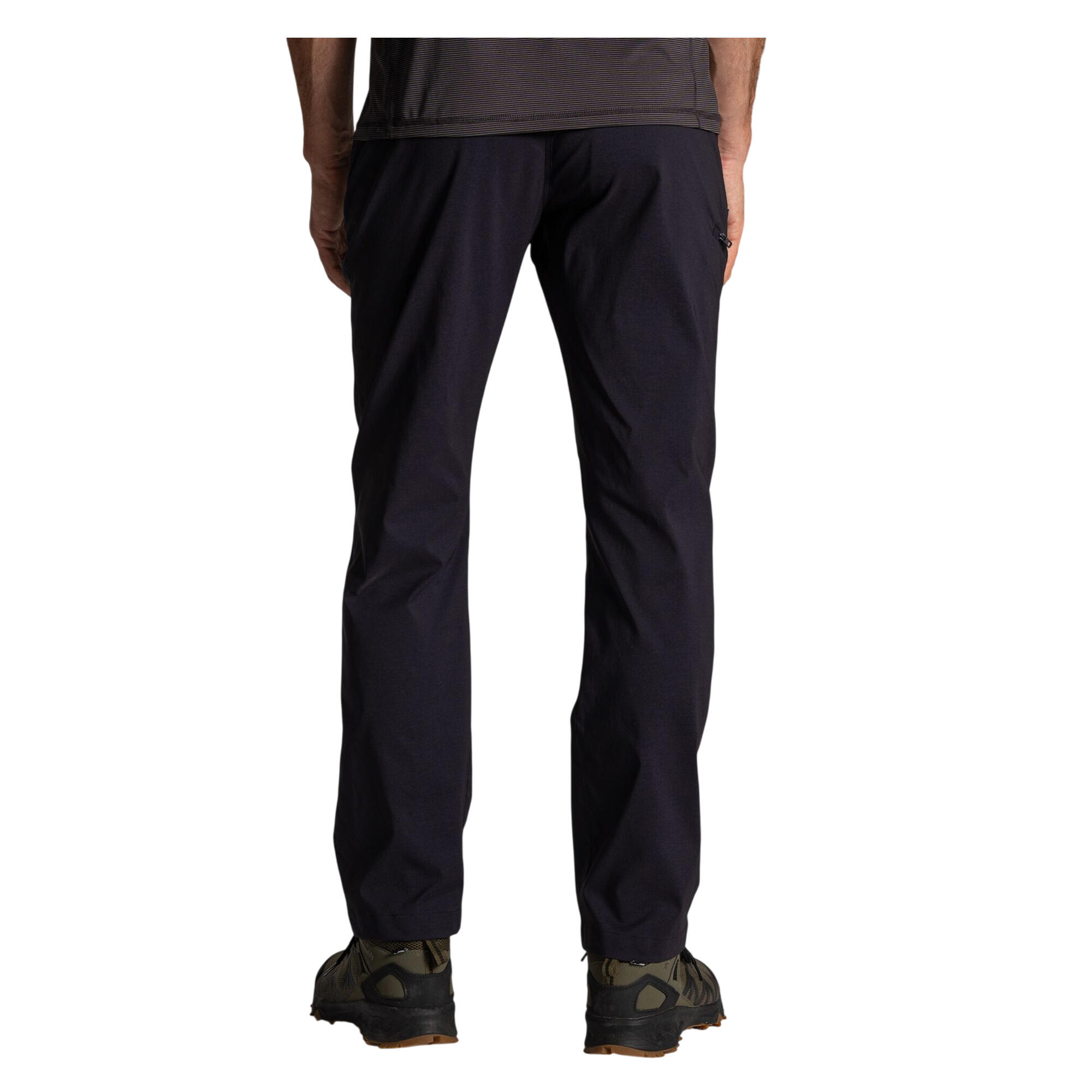 Pantalon Léger Et Uni À Taille Mihaute Semiélastiquée KIWI PRO Homme (Bleu 3/4