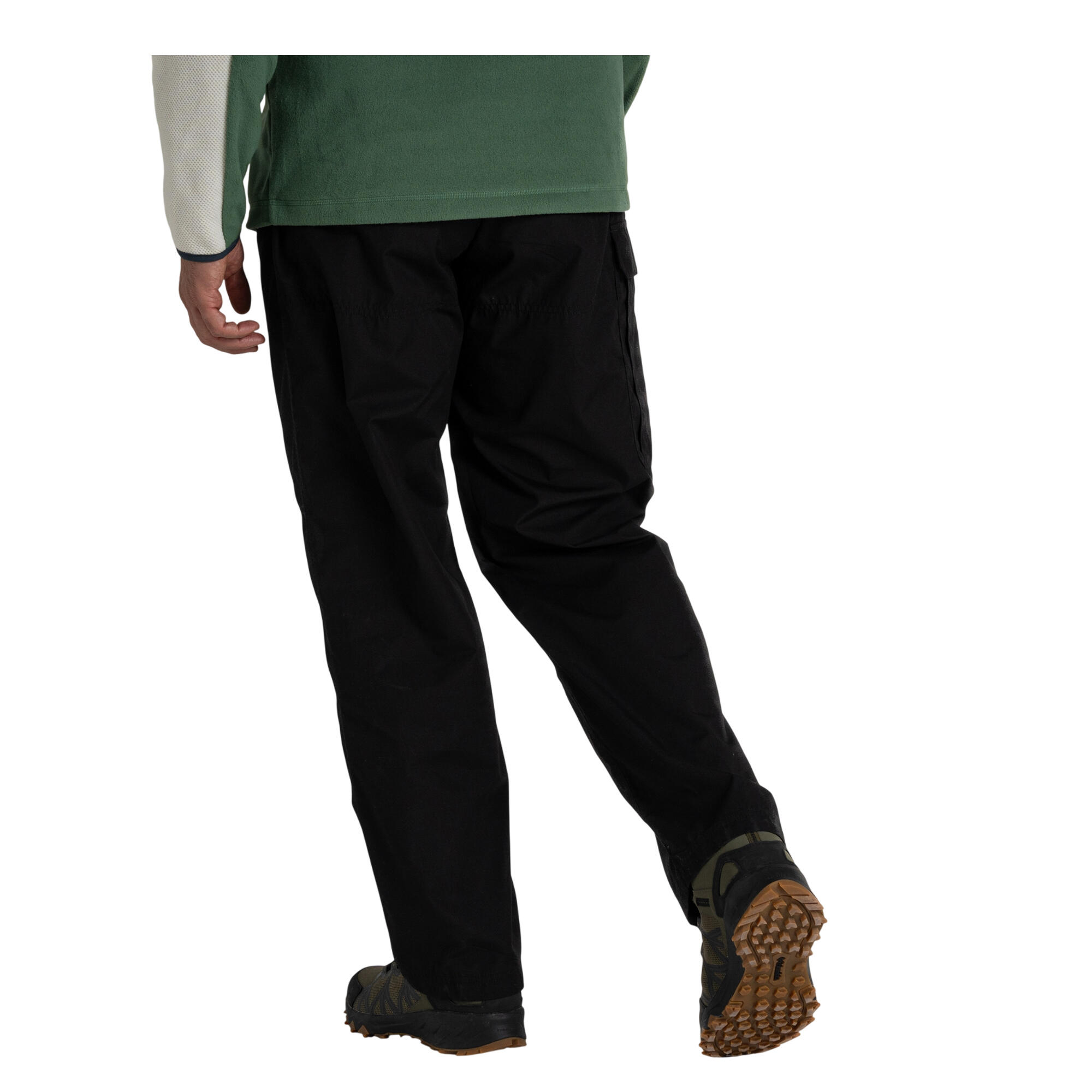 Pantalon Décontracté À Taille Haute Semiélastiquée KIWI CLASSIC Homme (Noir) 3/5
