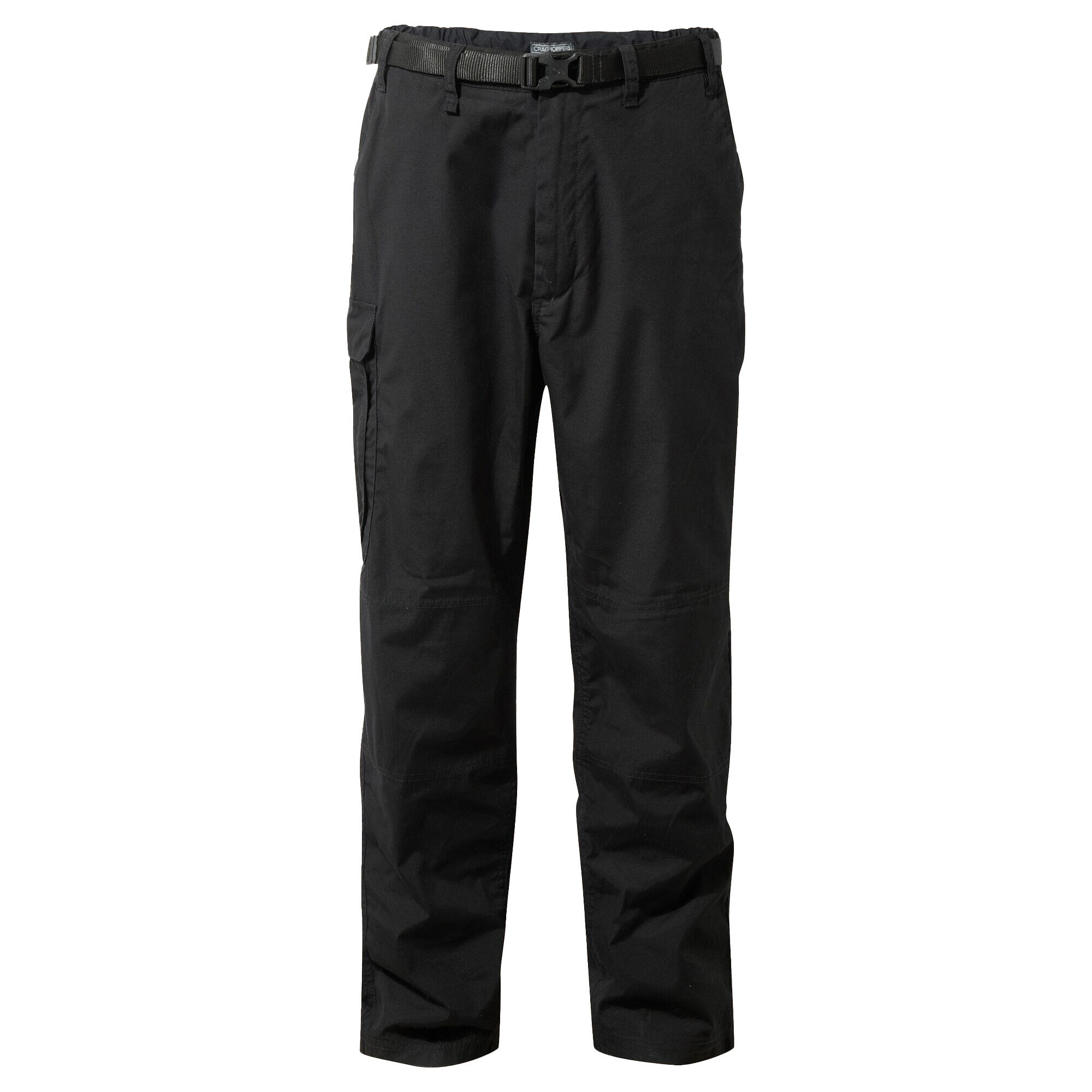 Pantalon Décontracté À Taille Haute Semiélastiquée KIWI CLASSIC Homme (Noir) 2/5