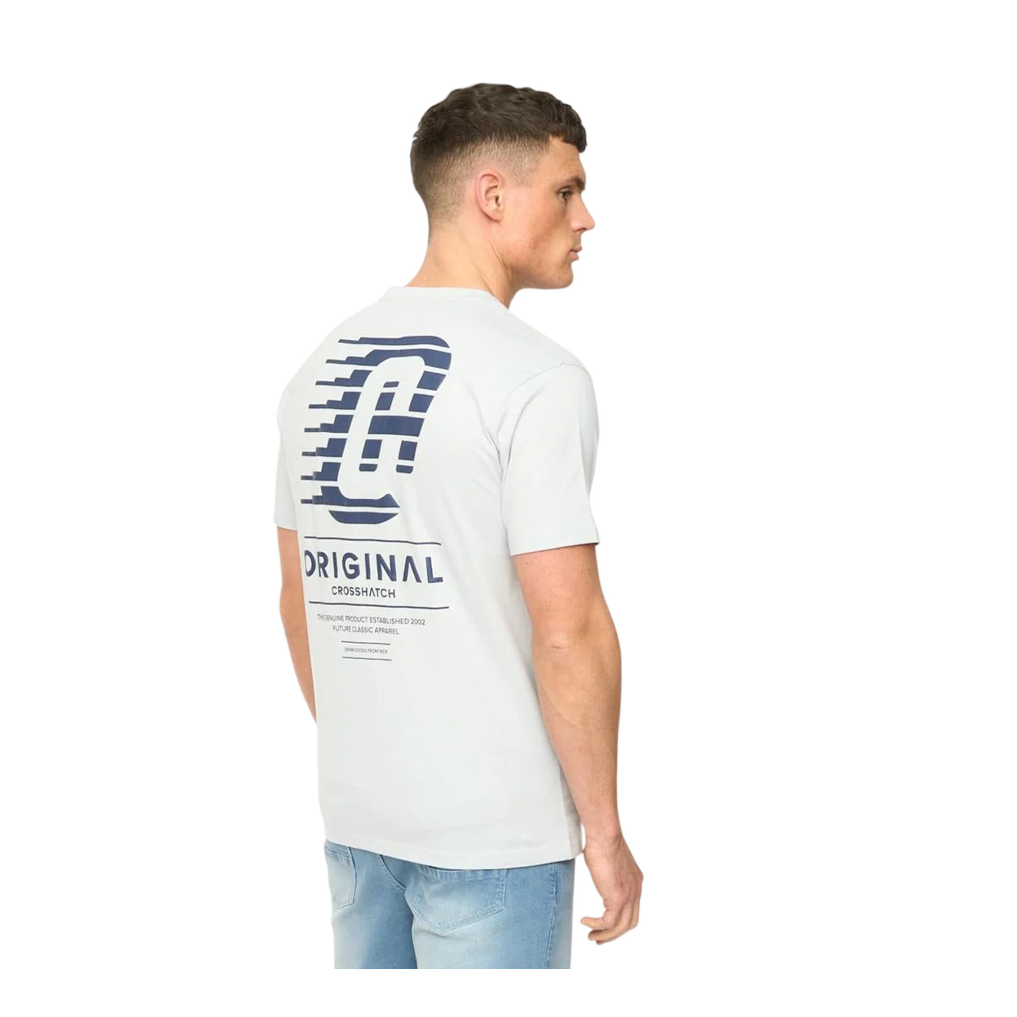 "Morville" TShirt für , Baumwolle Herren Hellblau 3/3