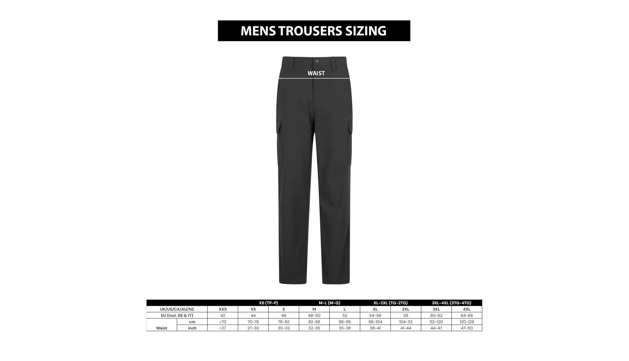 Boys Camo Cargo Trousers (Black) 5/5