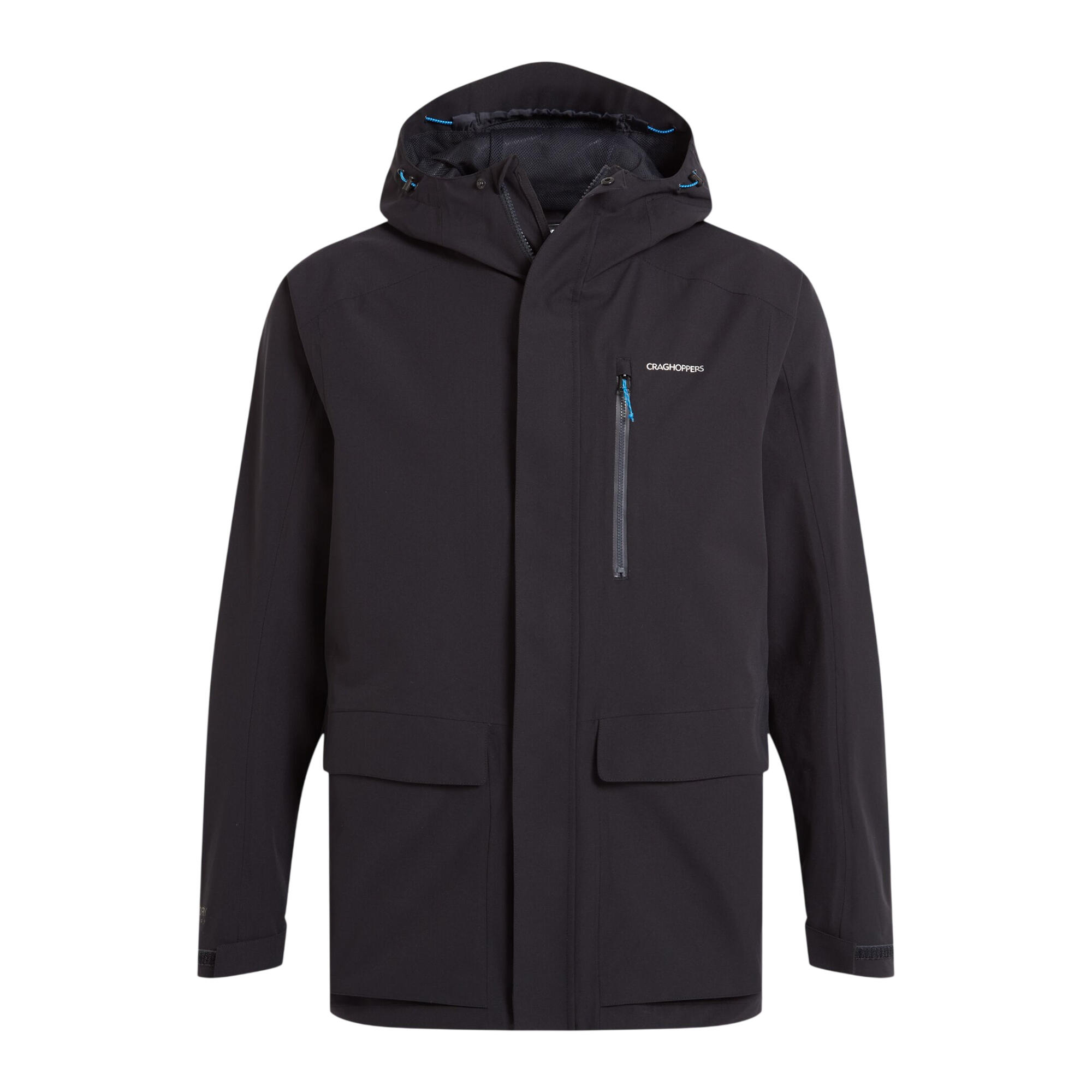 Giacca Impermeabile Uomo Craghoppers Lorton II Blu Navy Scuro 2/5
