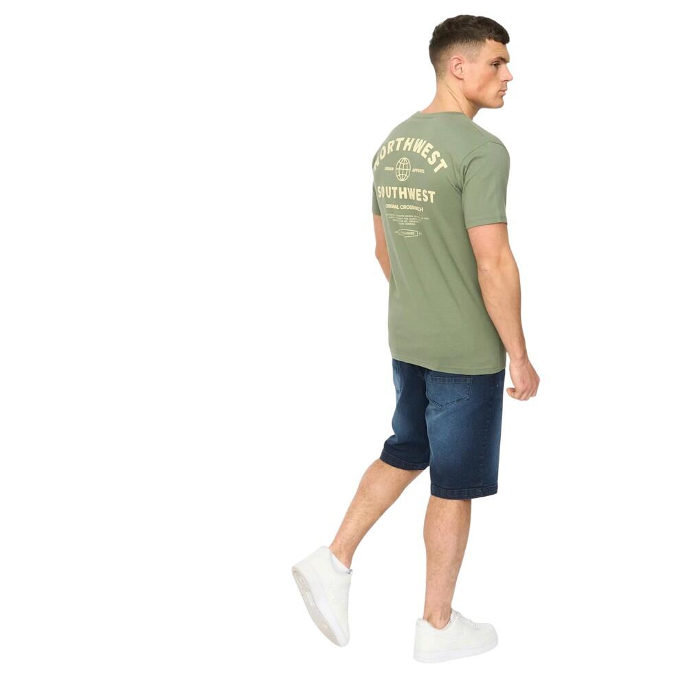 "Chittingtons" TShirt für Herren Schwarzoliv 3/4