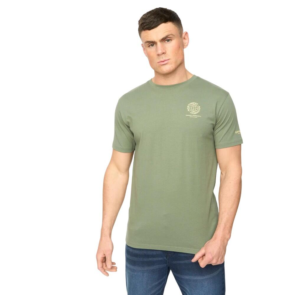"Chittingtons" TShirt für Herren Schwarzoliv 2/4