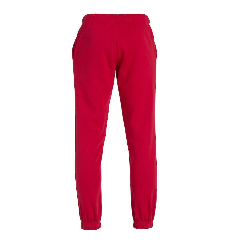 Childrens/Kids Plain Jogging Bottoms (Red) 2/4