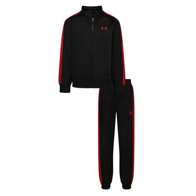 Jongens trainingspak (zwart/rood)