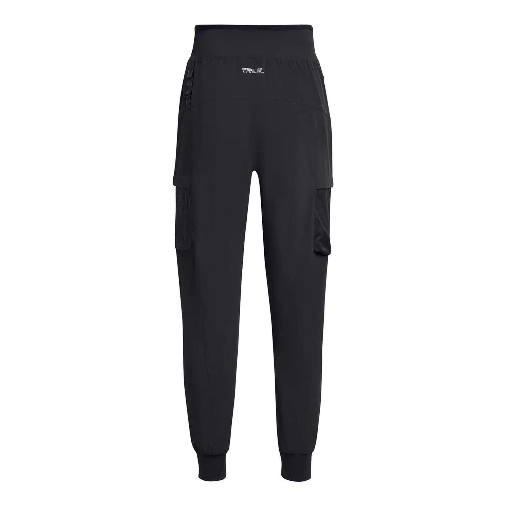 Womens/Ladies Trail Run Side Pocket Joggers (Dark Grey) 3/5
