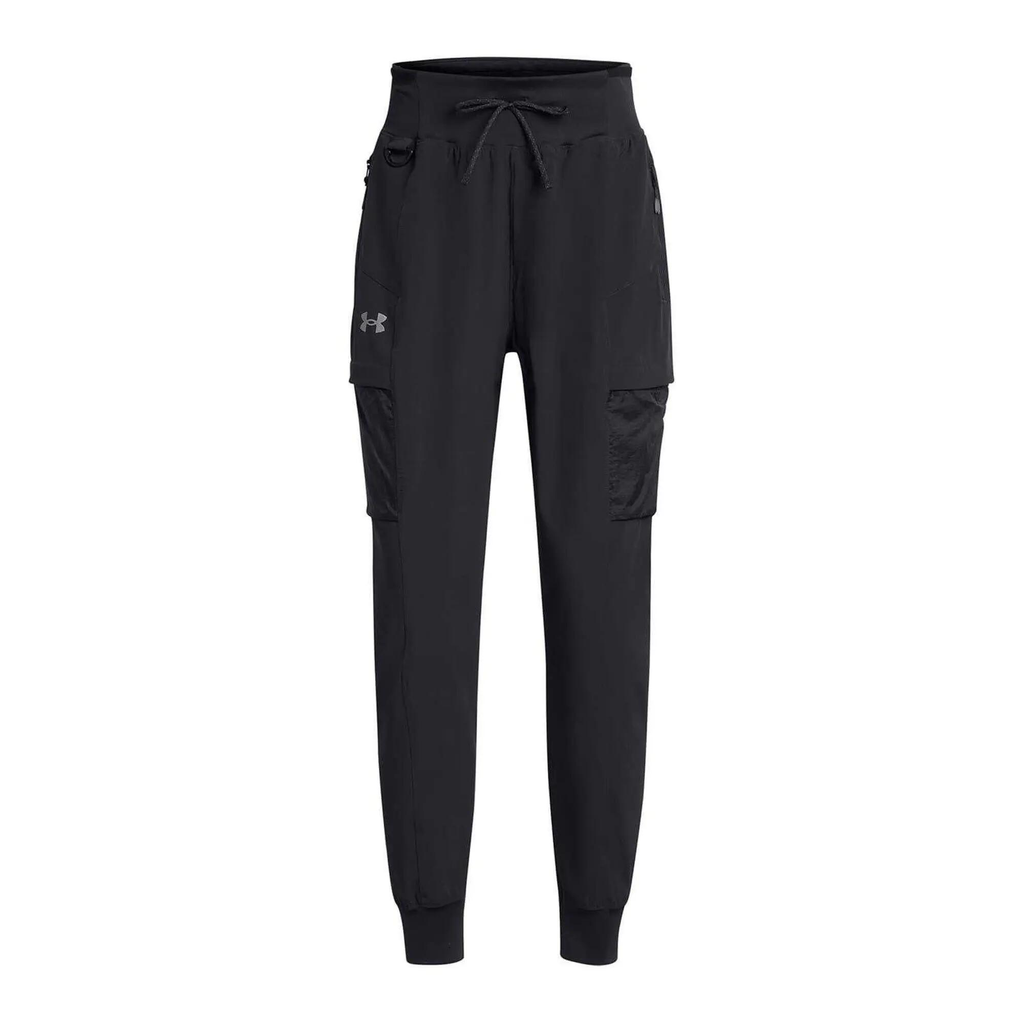 Womens/Ladies Trail Run Side Pocket Joggers (Dark Grey) 2/5