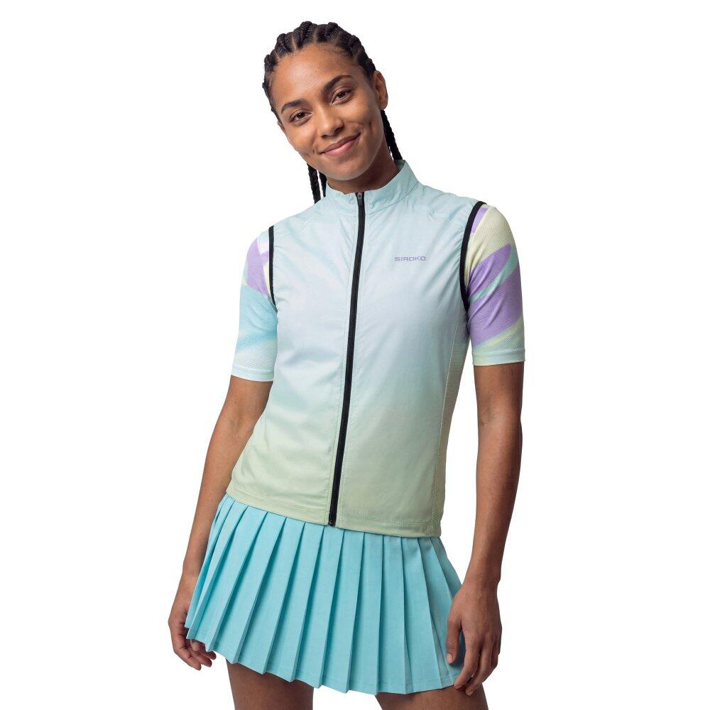 Women boombastic windproof cycling vest BBC V1-W Boom Green Green
