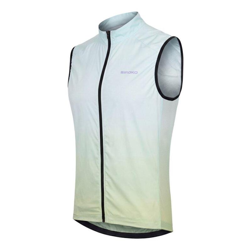 Boombastic windproof cycling vest BBC V1-W Boom Green Verde
