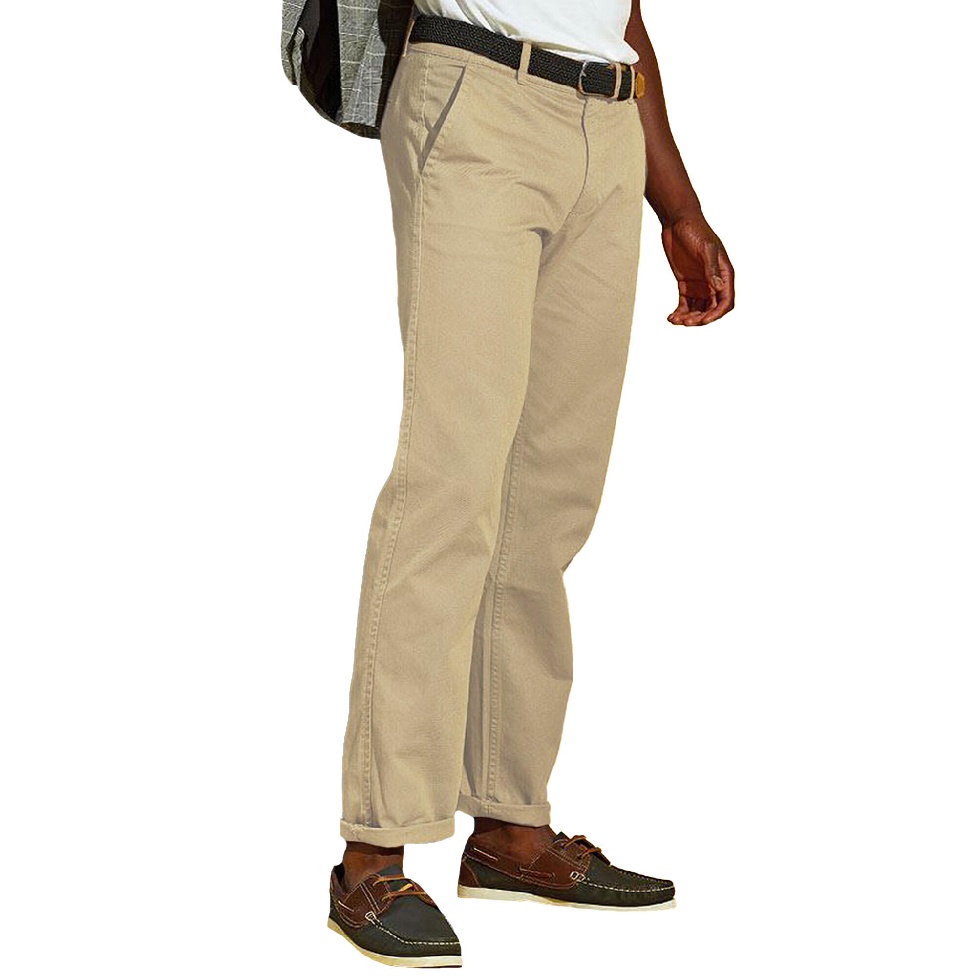 Chino Uni Homme (Beige) 4/5