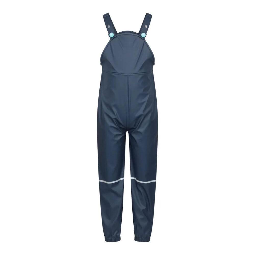 Childrens/Kids Dinosaur Waterproof Jacket And Trousers Set (Dark Blue) 4/4