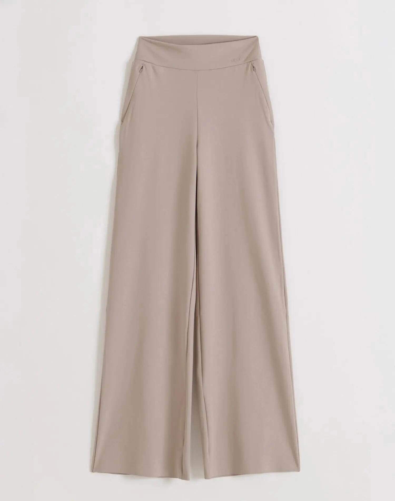 Mujer Pantalón Largo Extra Relajado Cintura Alta Sense Arcilla Oscura 5/5