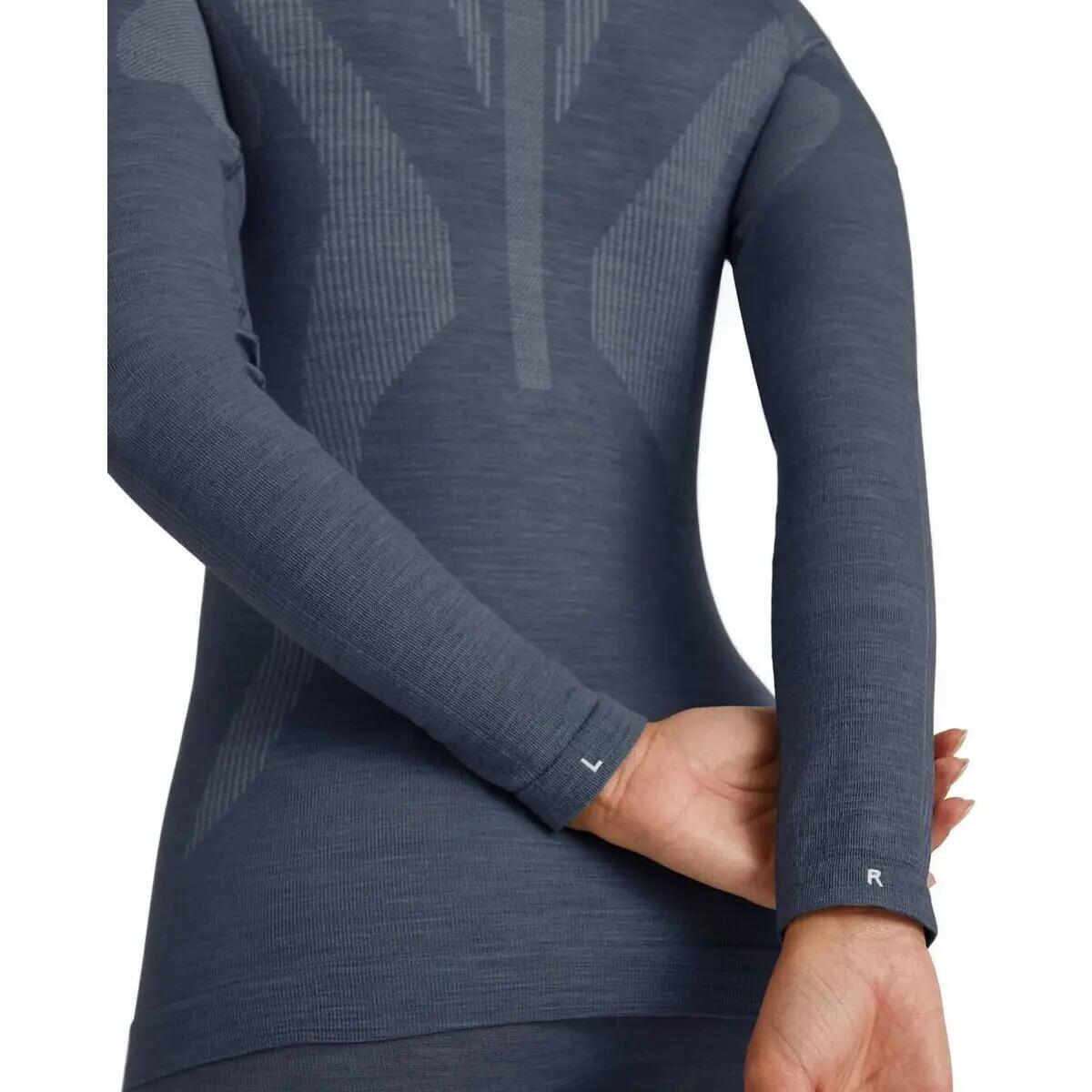 Falke Damen Langarmshirt Wool-Tech Longsleeved Zip Shirt 33310 5/8