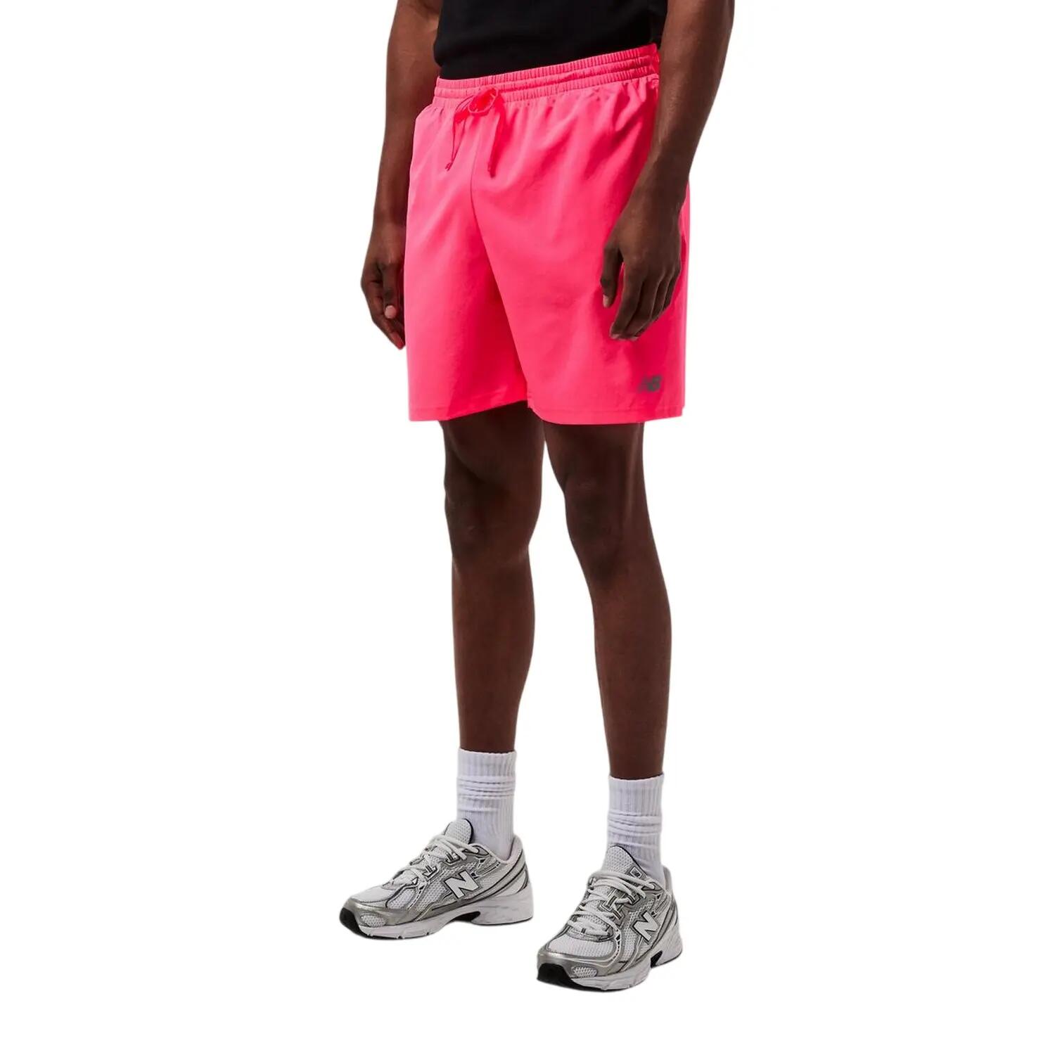 Pantalones Cortos Accelerate para Hombre Rosa Neón 4/4