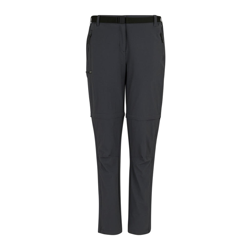 Womens/Ladies Xert Stretch ZipOff Hiking Trousers (Seal Grey)