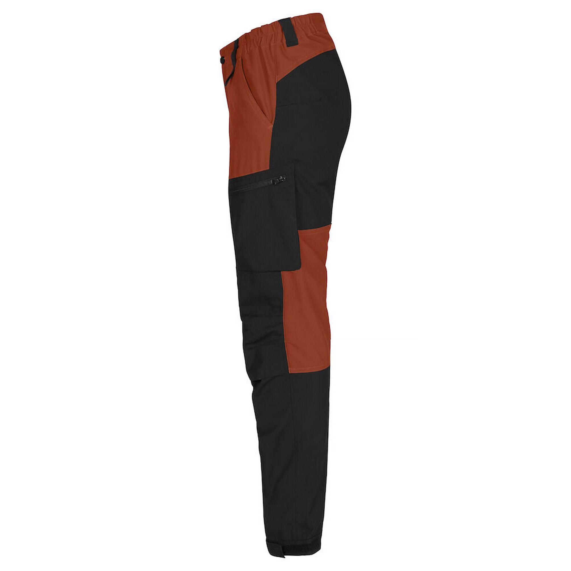 Womens/Ladies Kenai Cargo Trousers (Burned Orange) 3/4