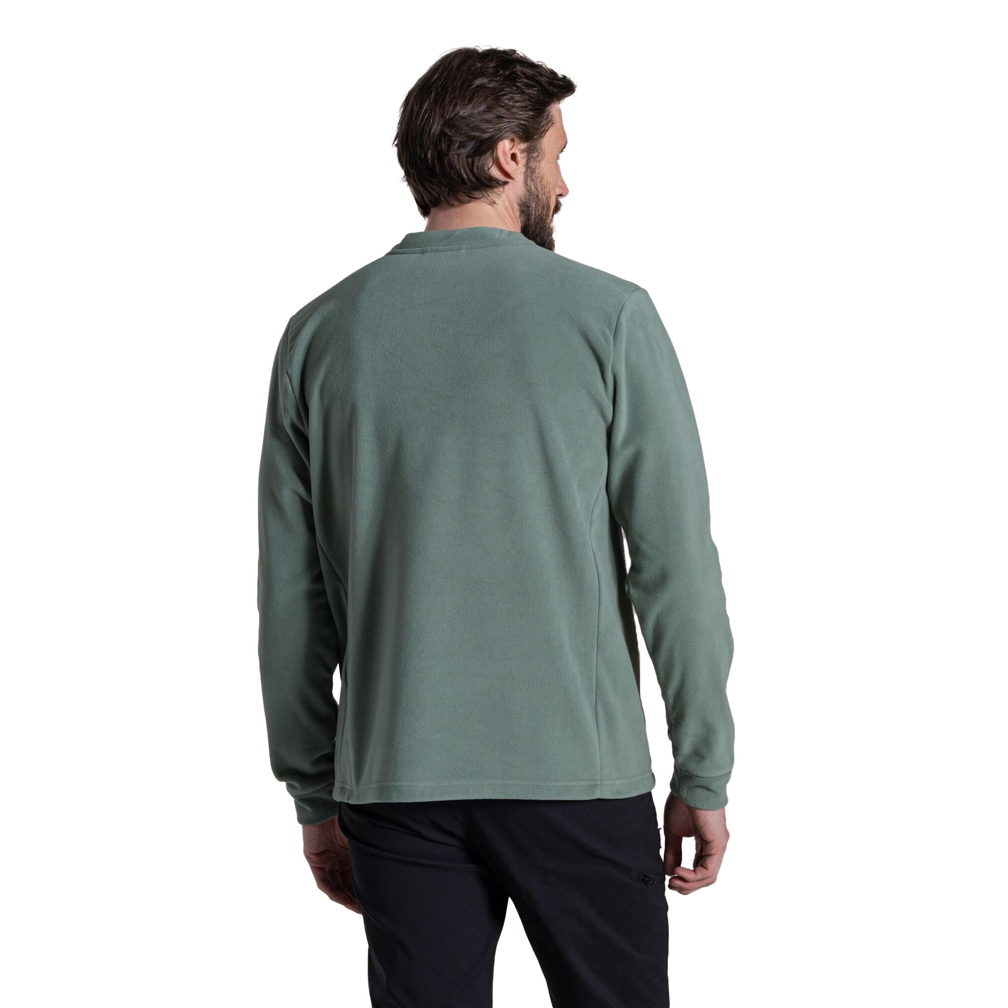 Haut Polaire Décontracté COREY Homme (Vert Pastel Foncé) 3/4