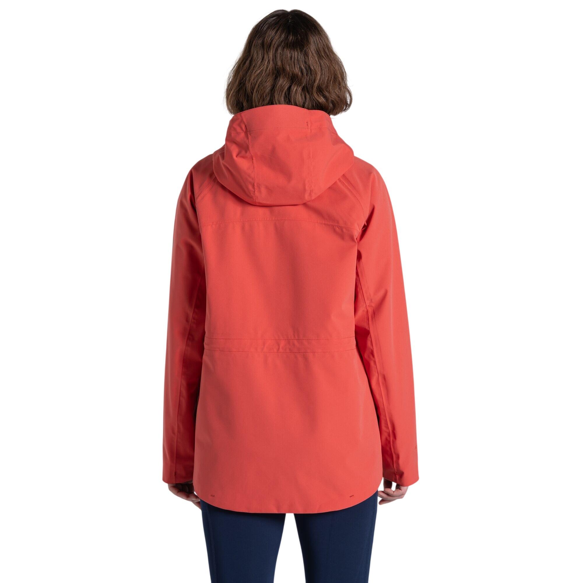 Giacca Impermeabile Donna Craghoppers Caldbeck Ll Composta Rossa 3/5