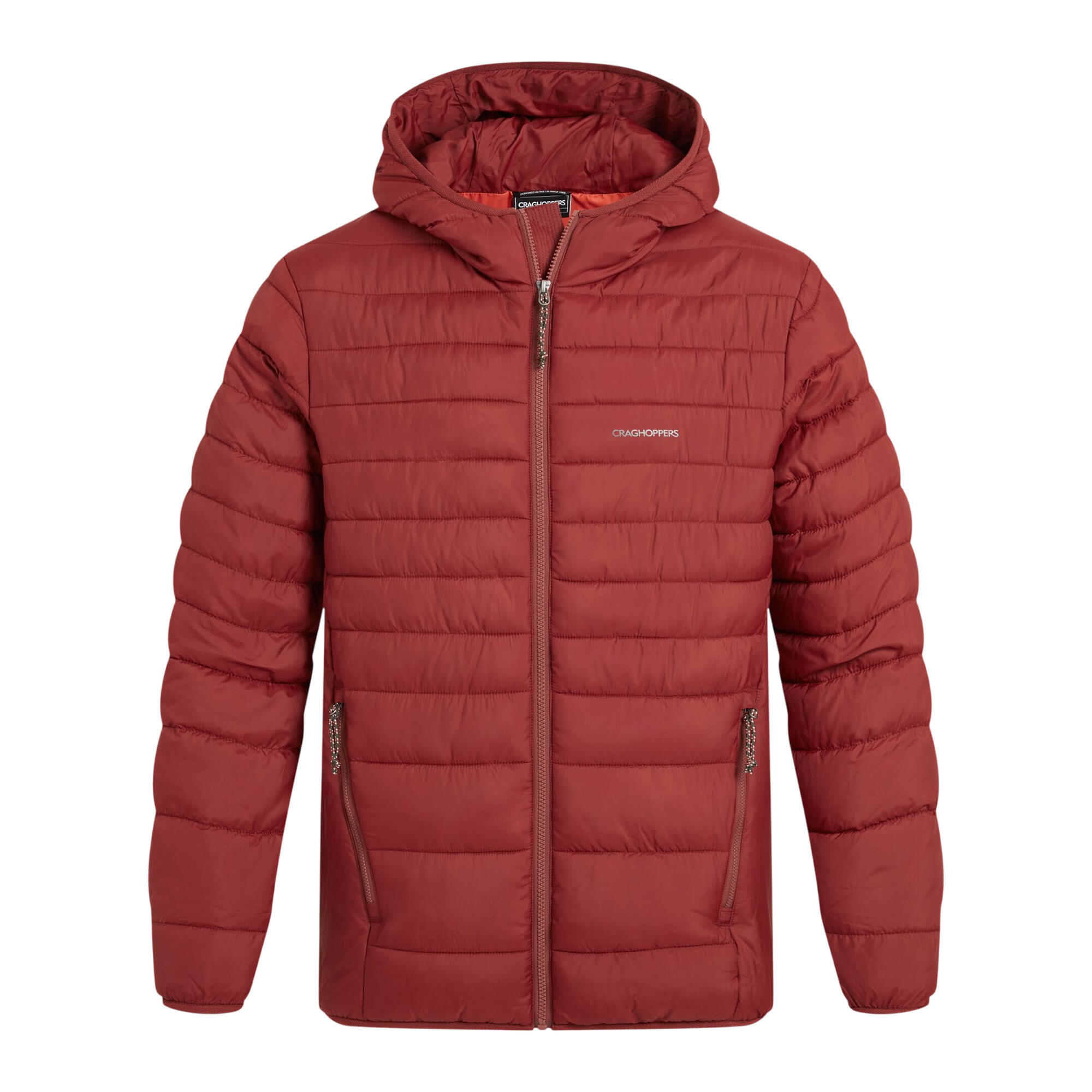 Veste Matelassée Pliable À Capuche COMPRESSLITE Homme (Rouge) 2/4