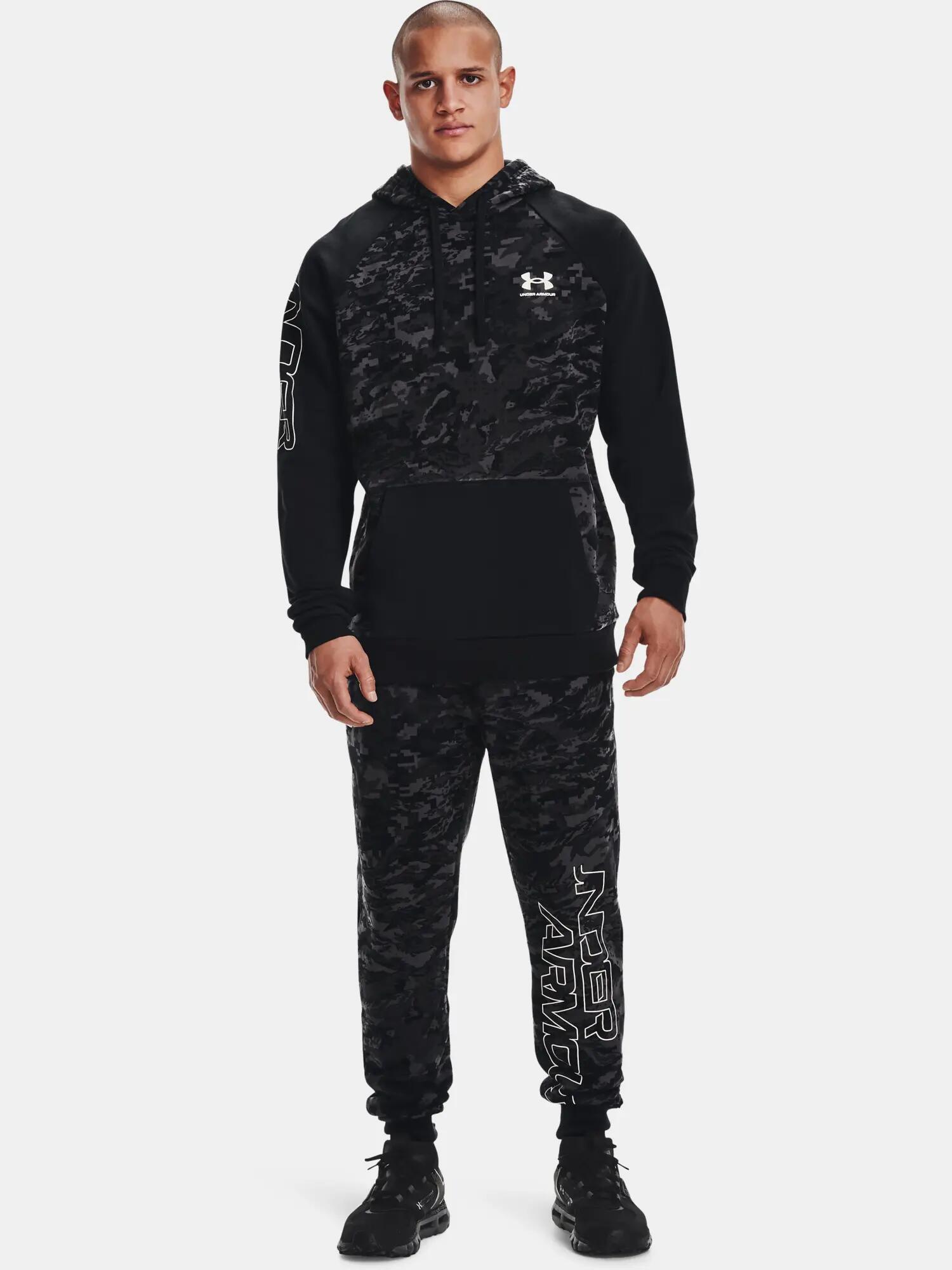 Férfi melegítőnadrág Under Armour RIVAL FLC CAMO SCRIPT JGR 7/7